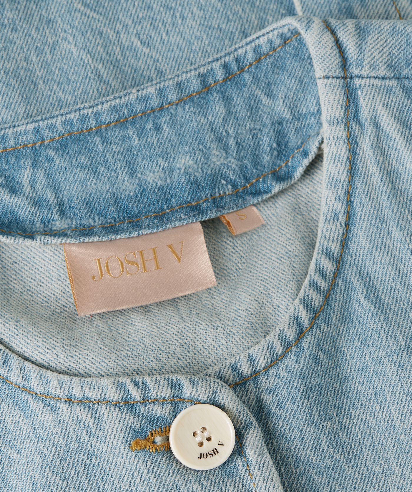 MILLY fitted denim waistcoat