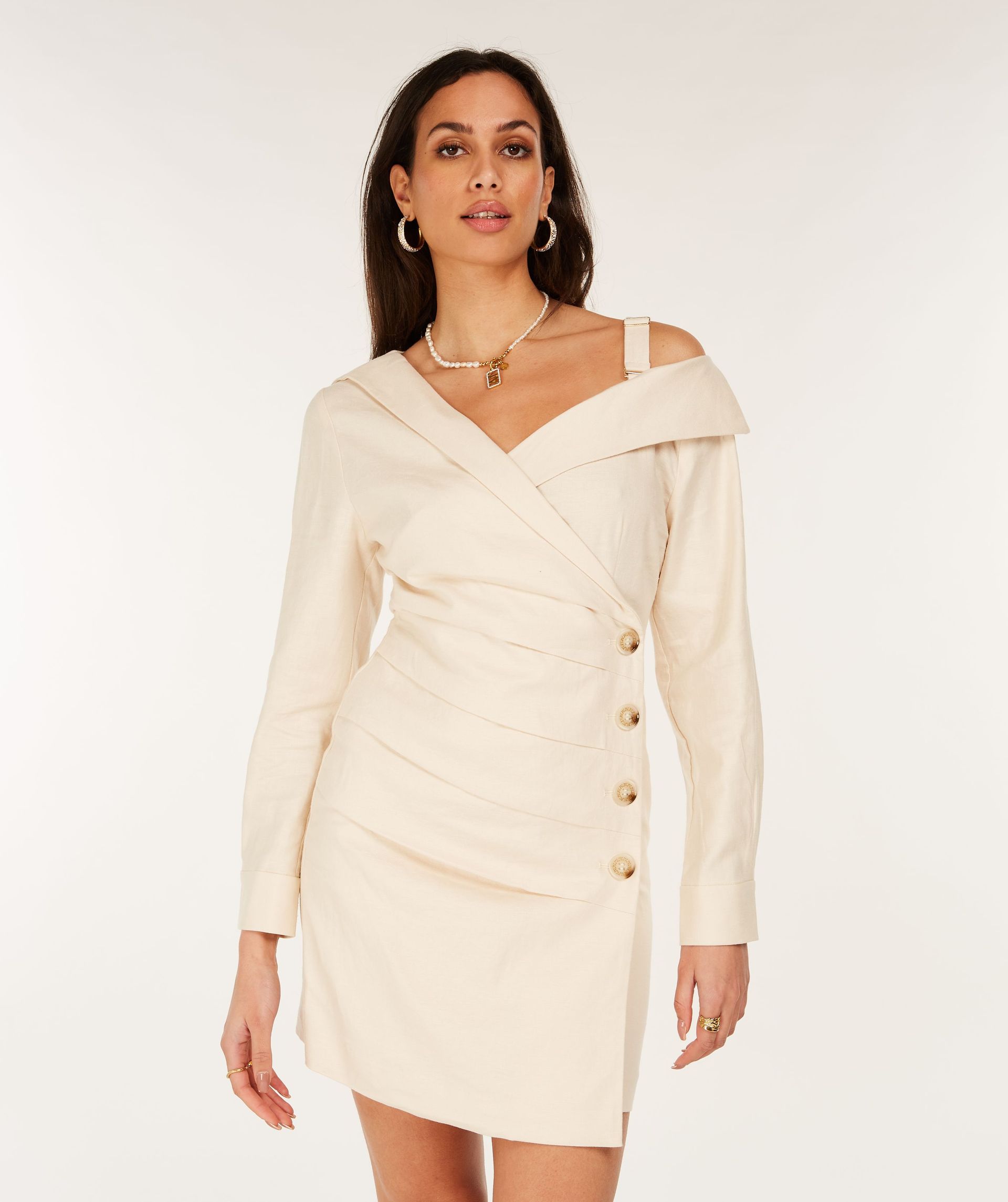 MURIEL Dress in linen blend