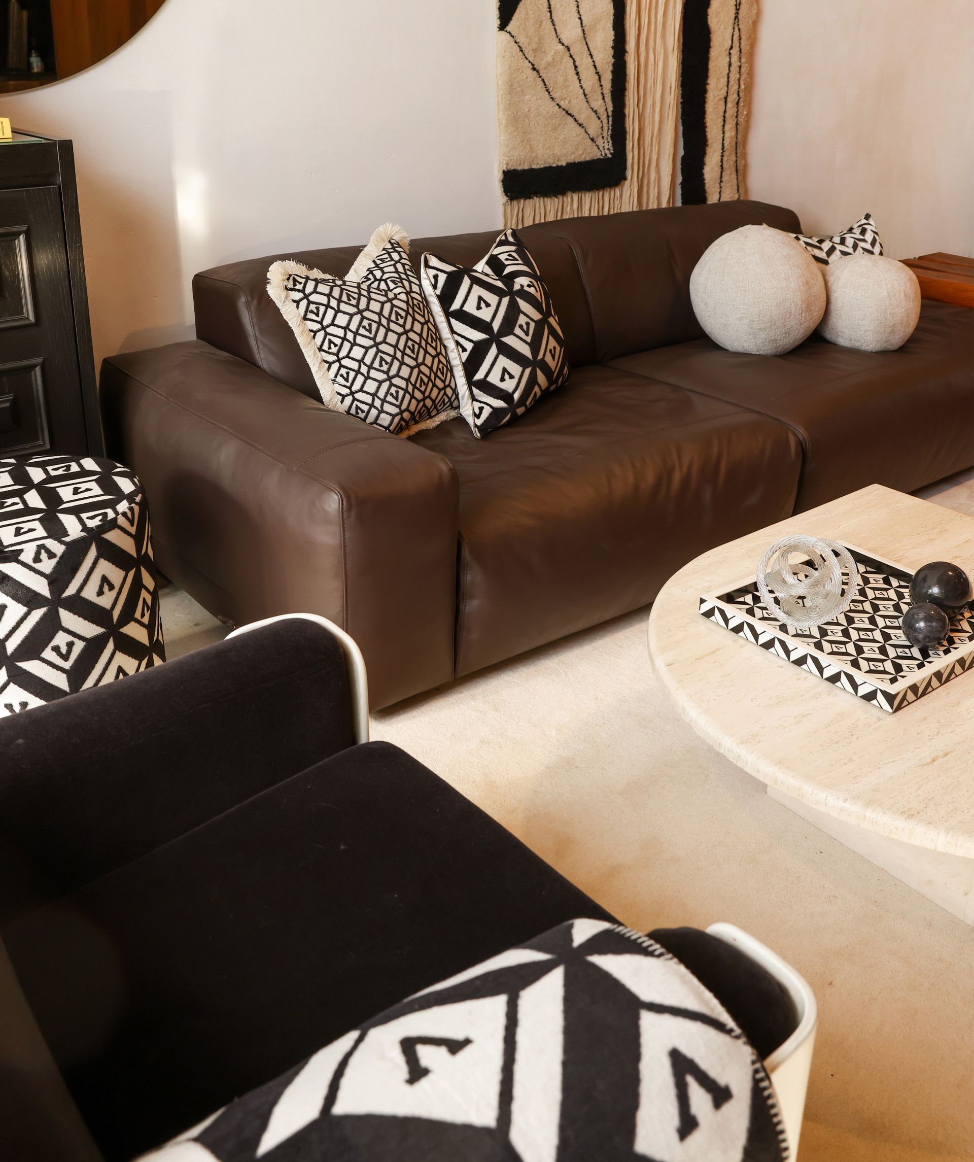 Ball decorative cushion (L) - pols potten