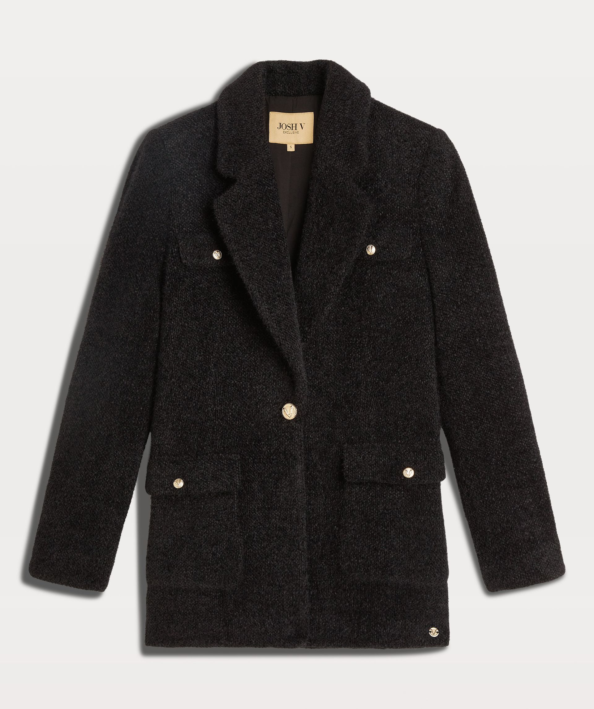 NEVADA blazer in fluffy kwaliteit