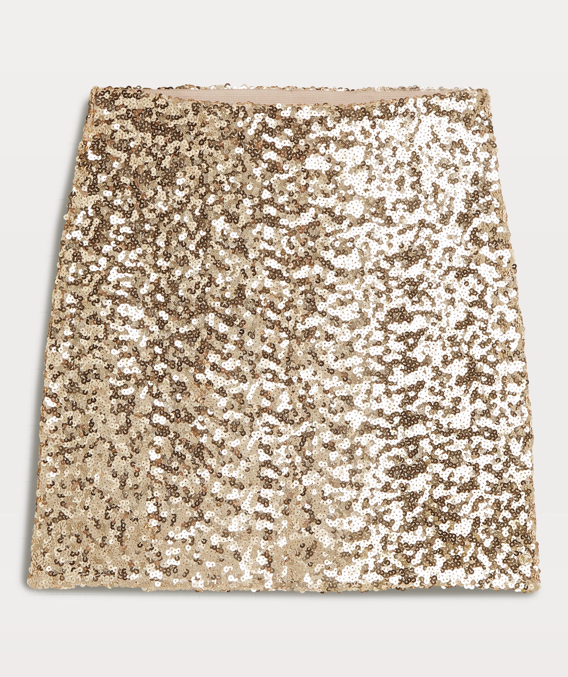 NISHA fitted mini skirt with sequins