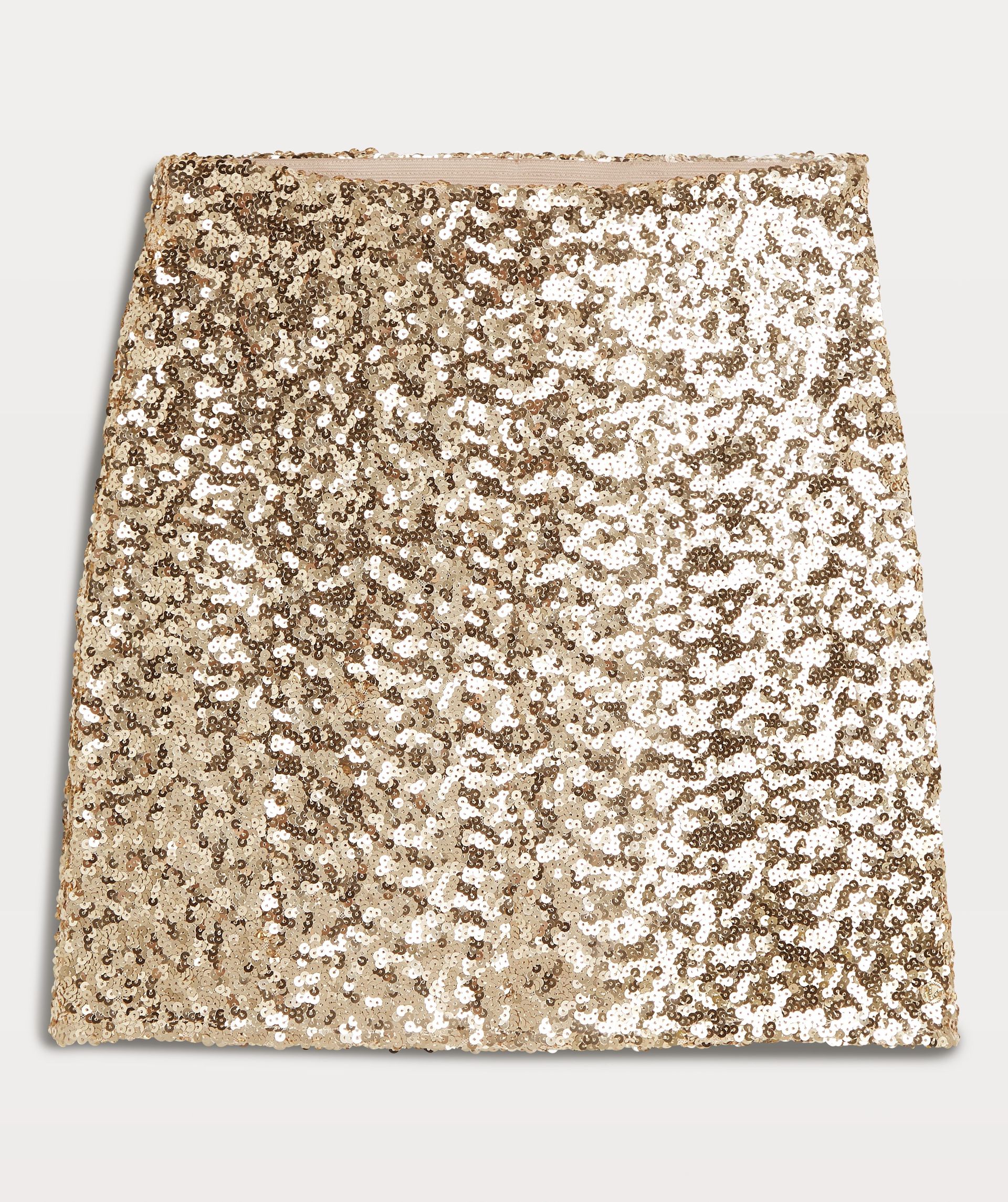 NISHA fitted mini skirt with sequins