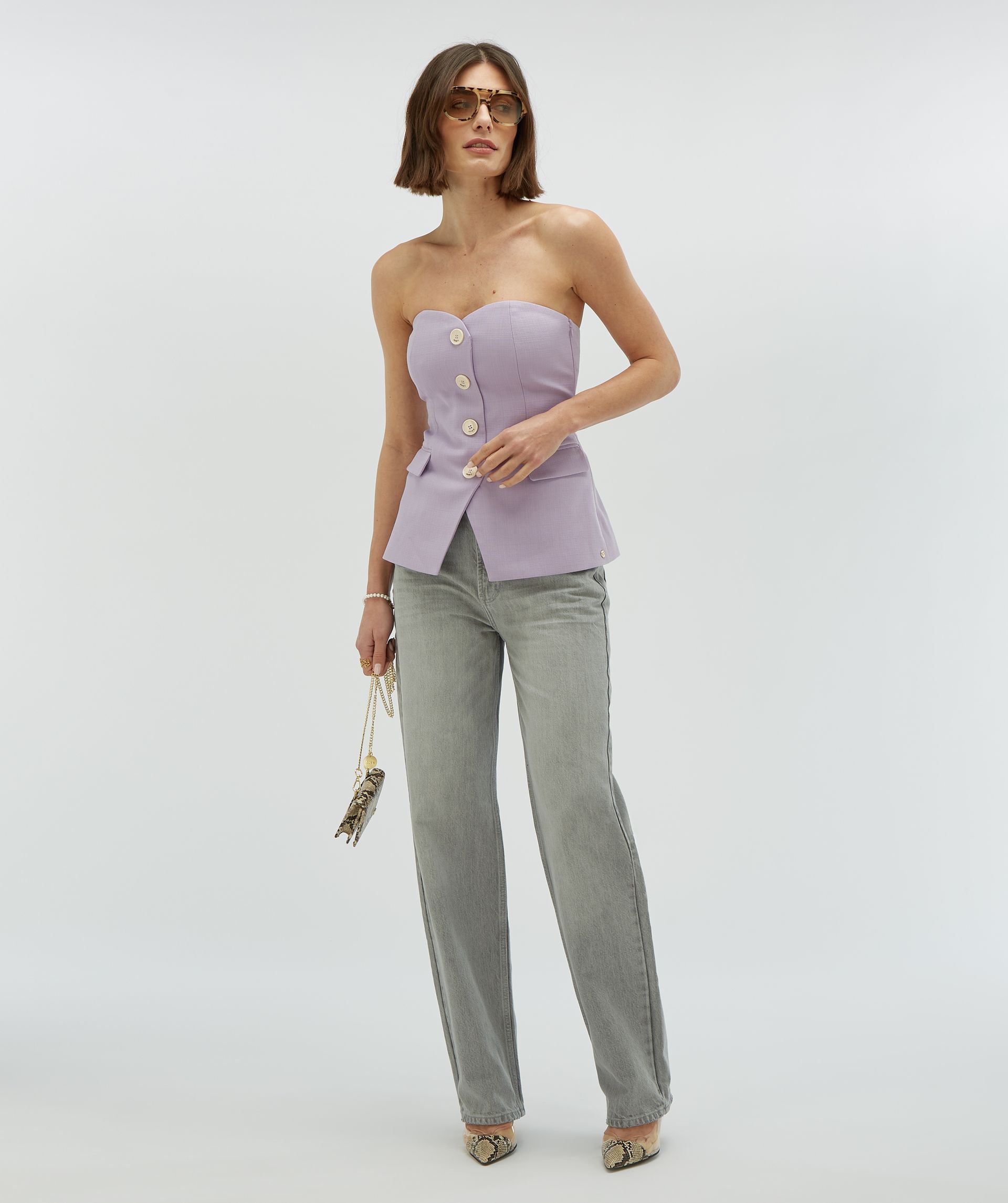NIVA fitted bustier top