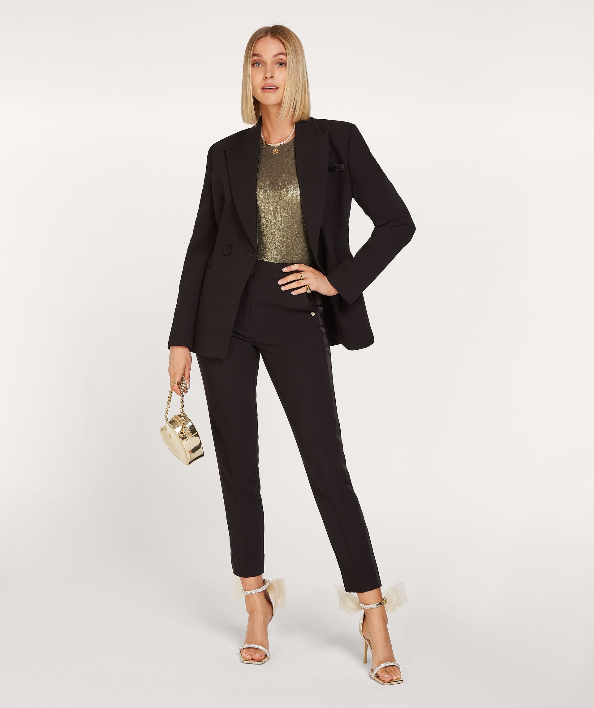 NOLAN Enganliegender Blazer mit Power-Schultern