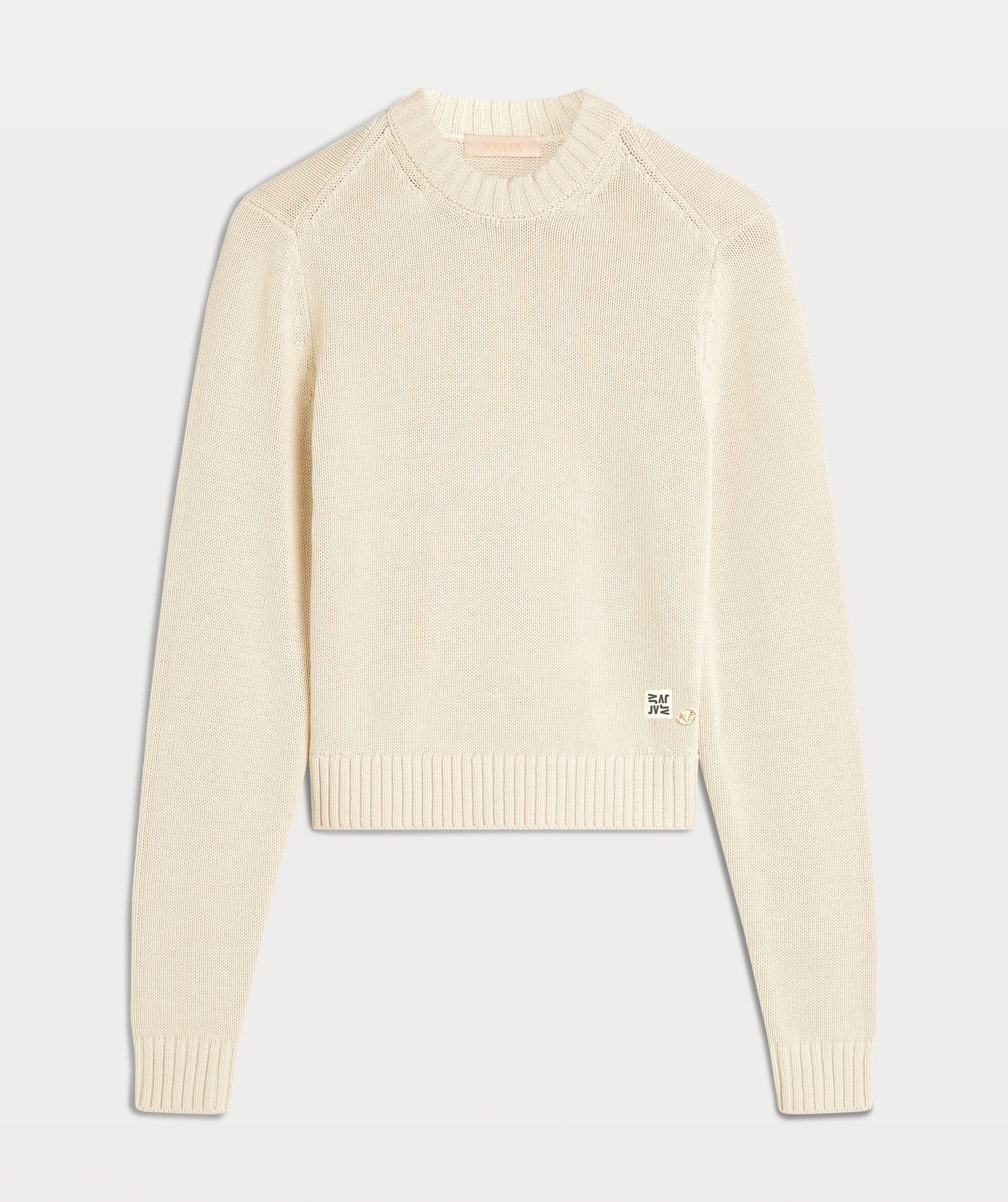 NOLLIE fitted cropped sweater