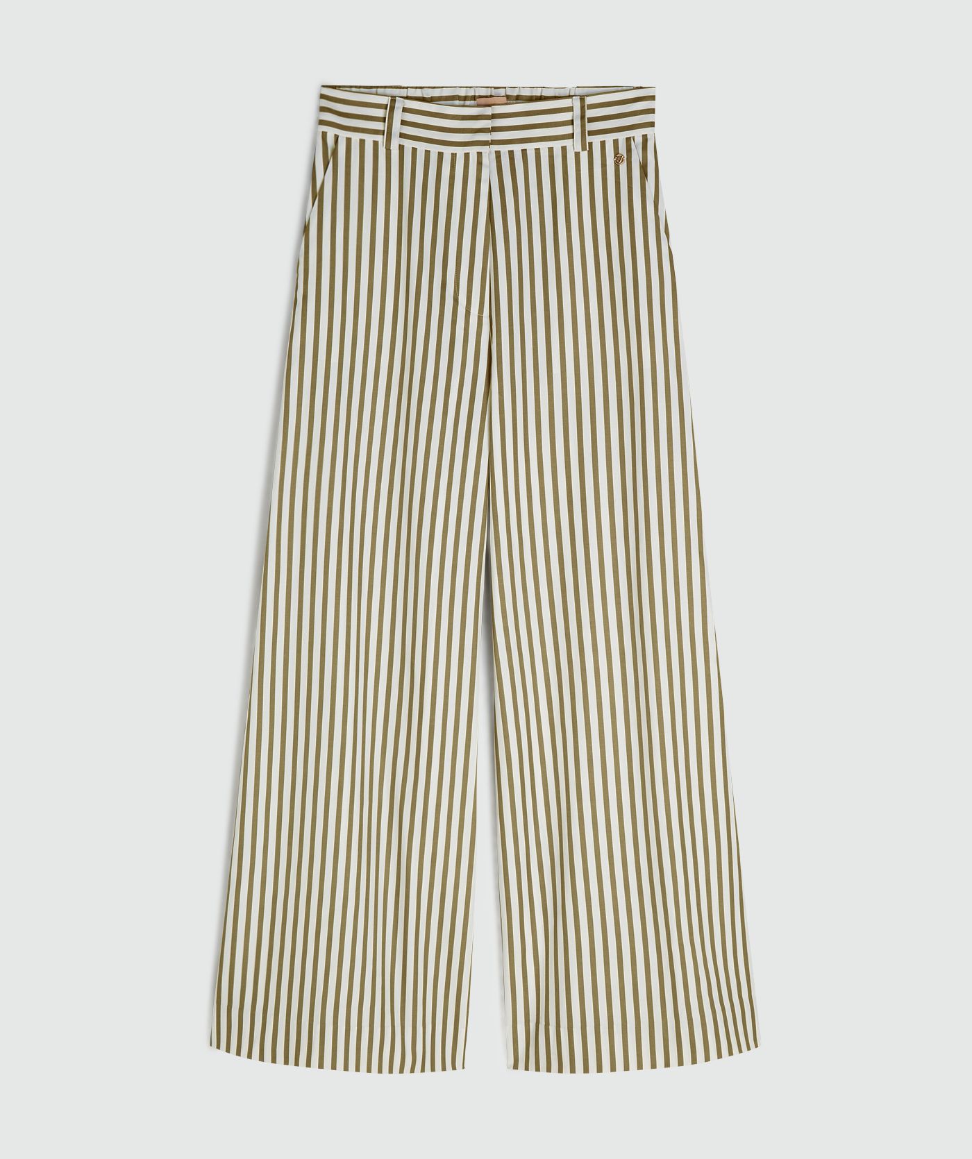 ODESSA mid-rise wide-leg trousers