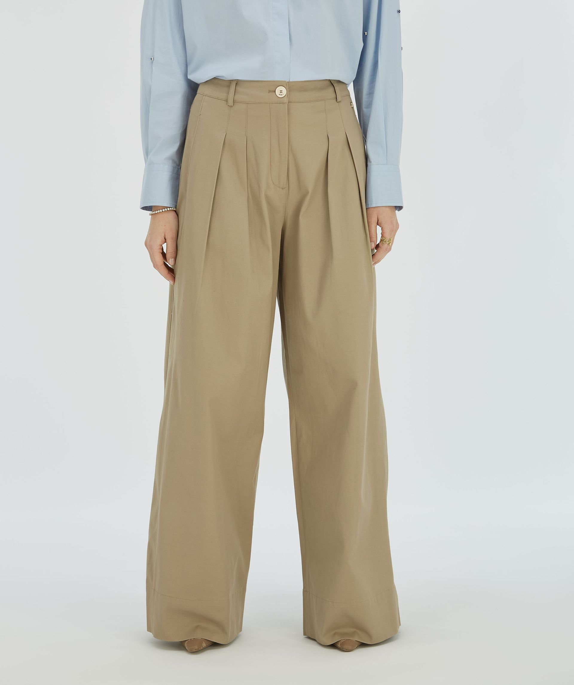 OLIVIA high-rise wide-leg trousers