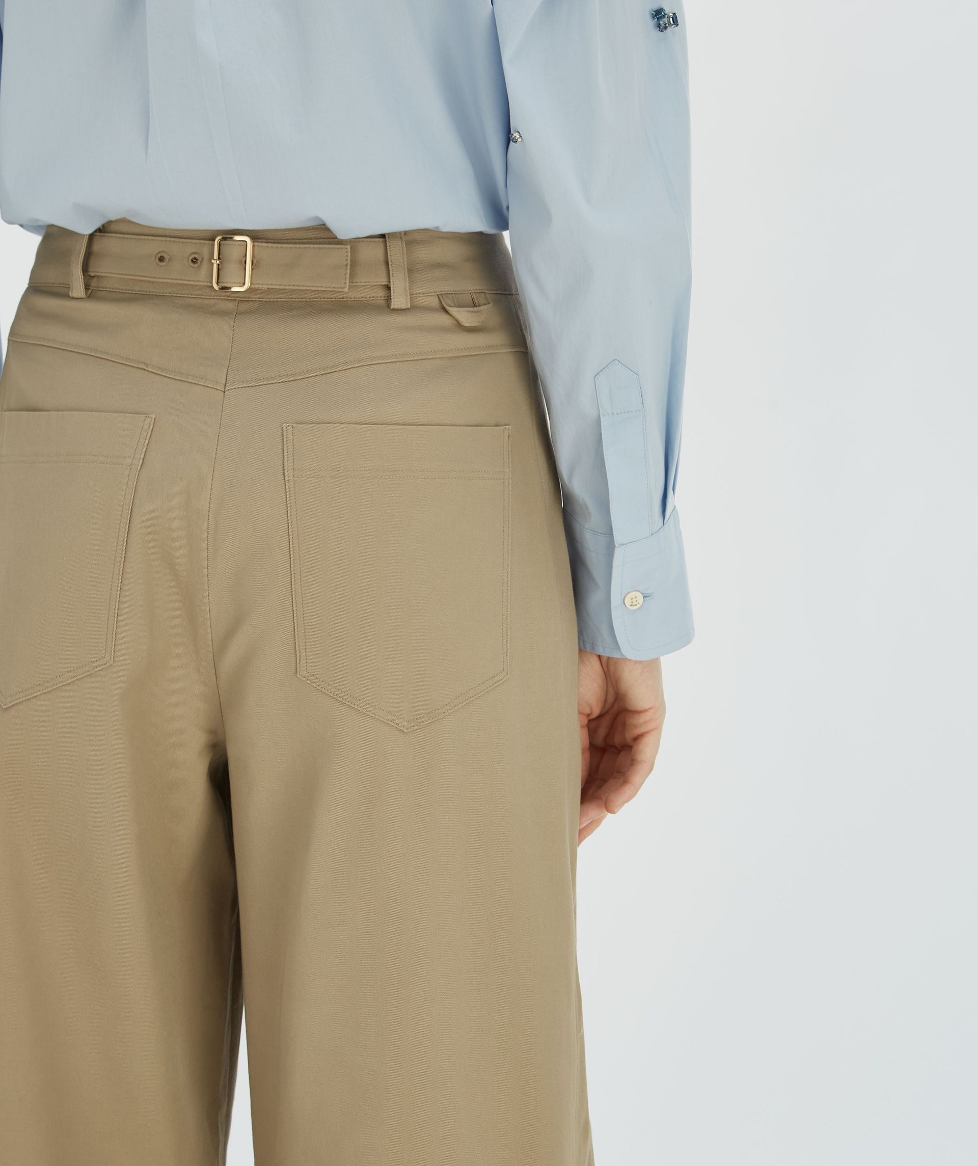 OLIVIA high-rise wide-leg trousers