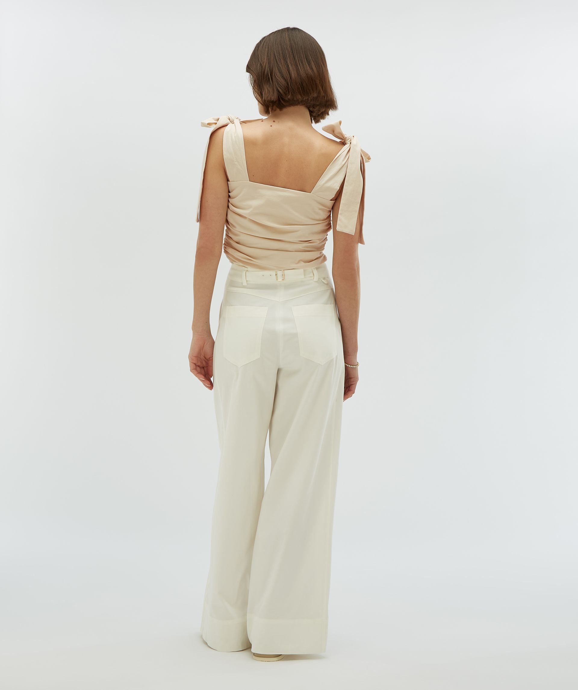 OLIVIA high waist wide leg trousers