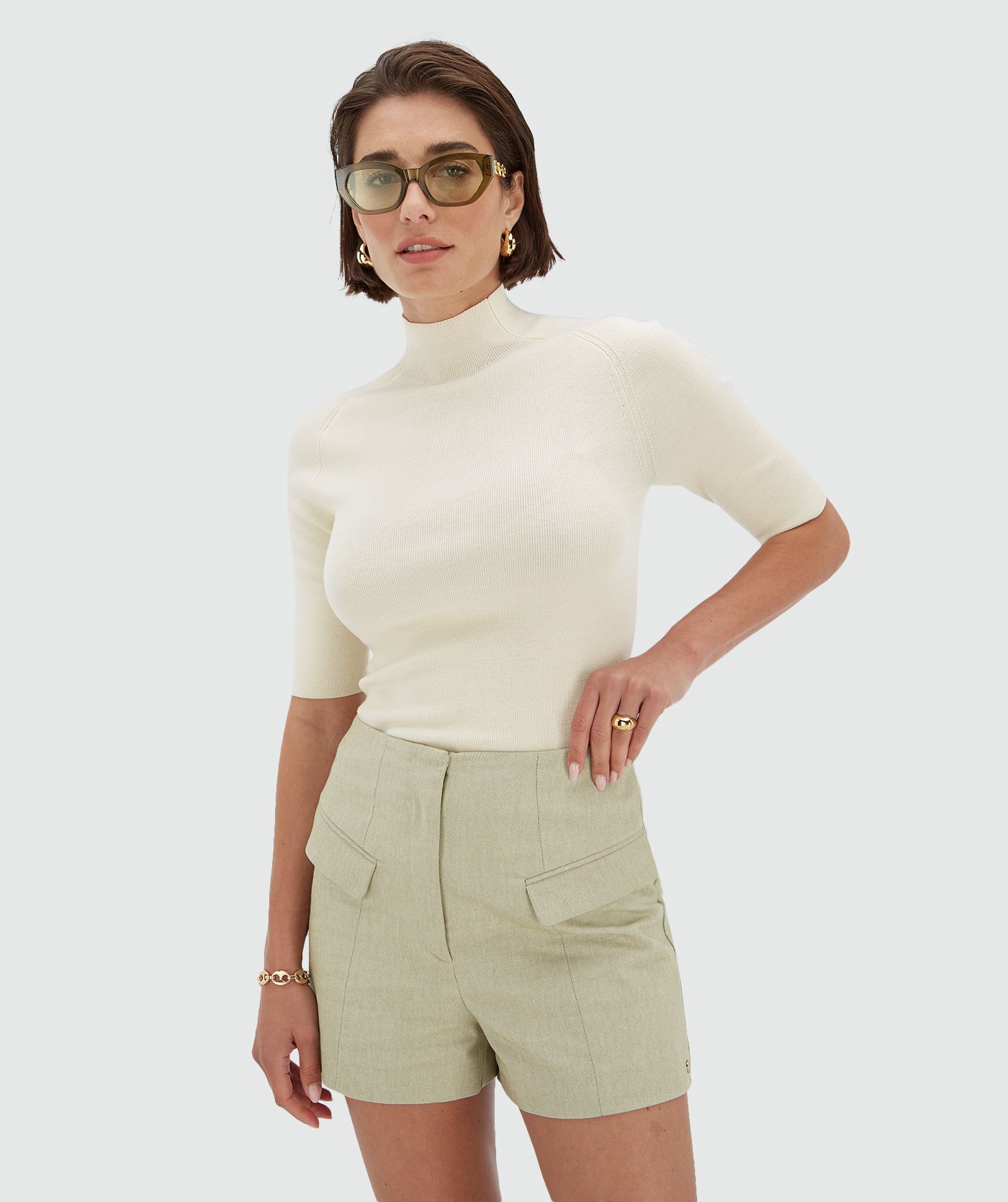 OLLIE slim fit top