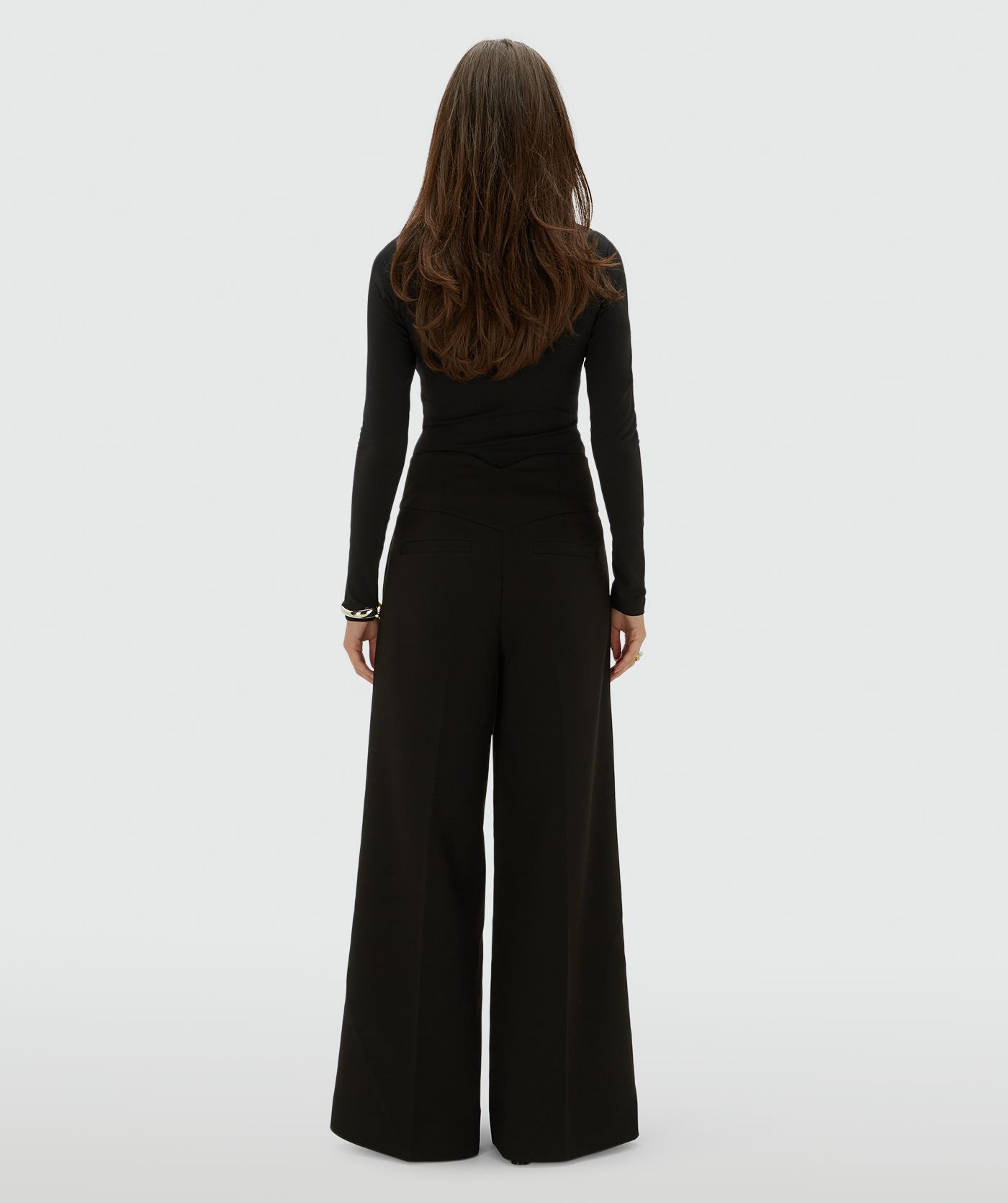 JV-PETRA high-rise wide-leg trousers