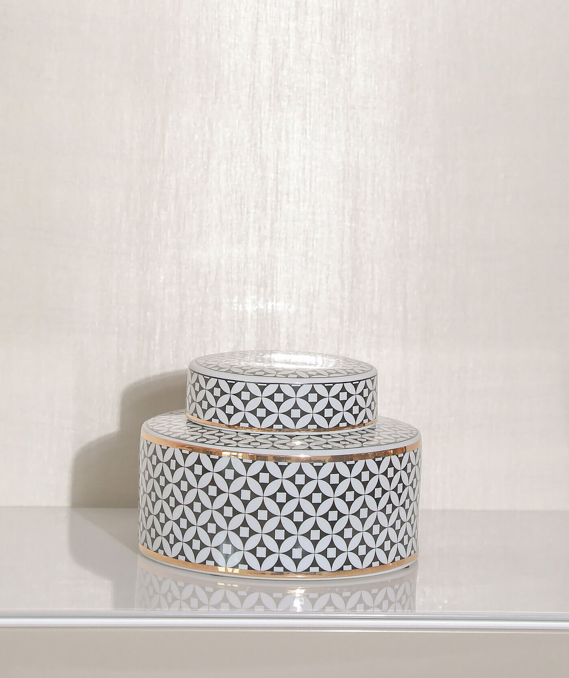 Porseleinen pot 15,5 cm