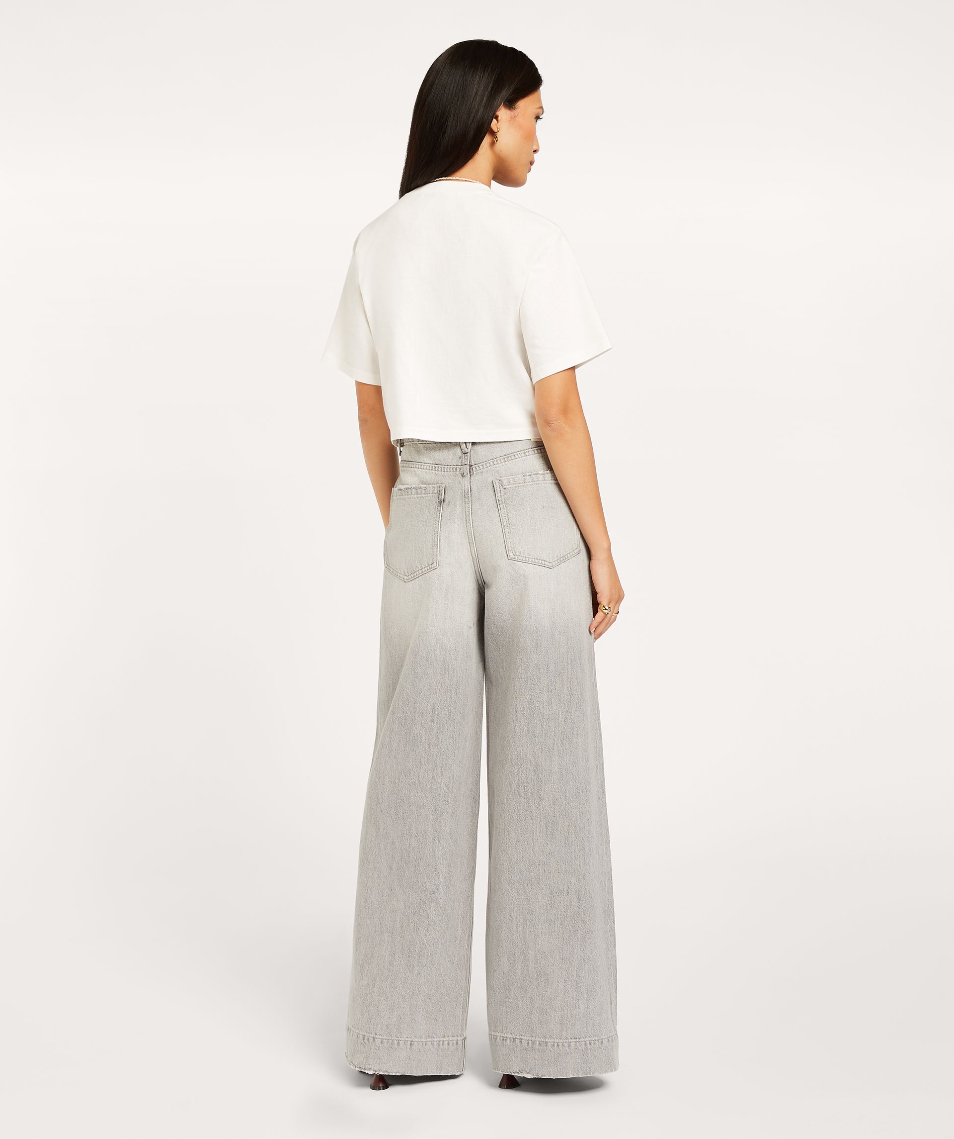 QUINN oversized T-shirt with stones