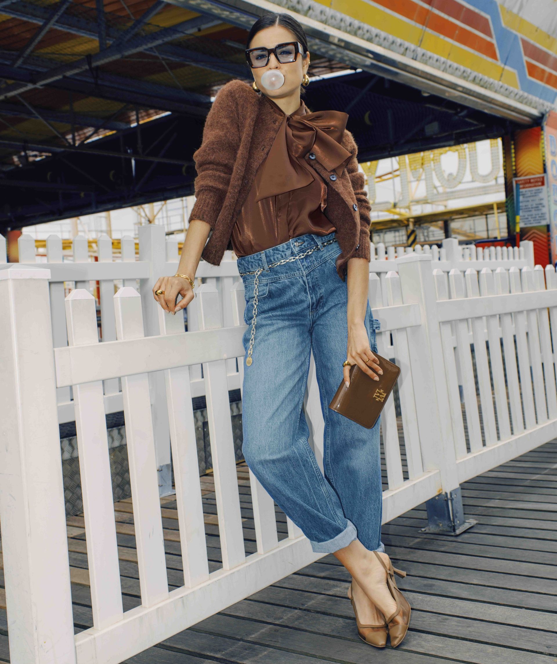 RAIZA logo bag