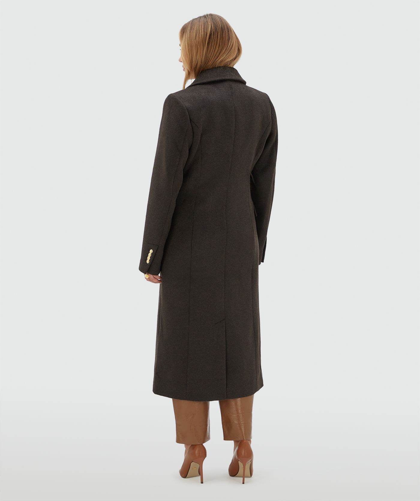 JV-REBECCA regular coat with wool