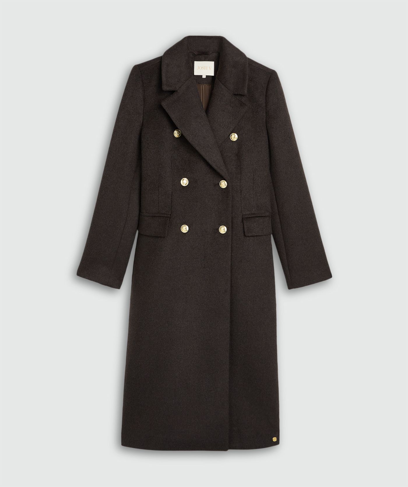 JV-REBECCA regular coat with wool