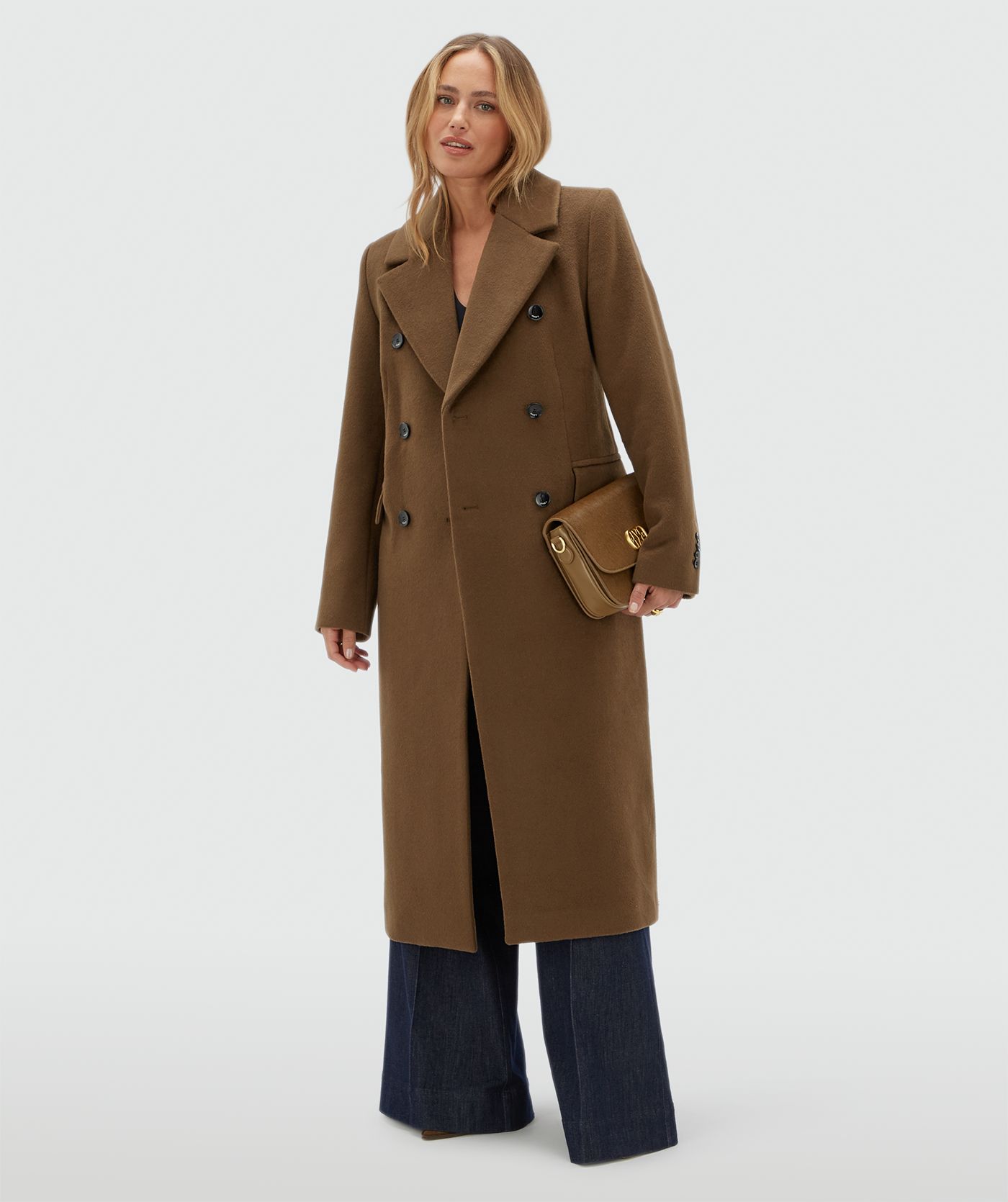 JV-REBECCA regular coat with wool