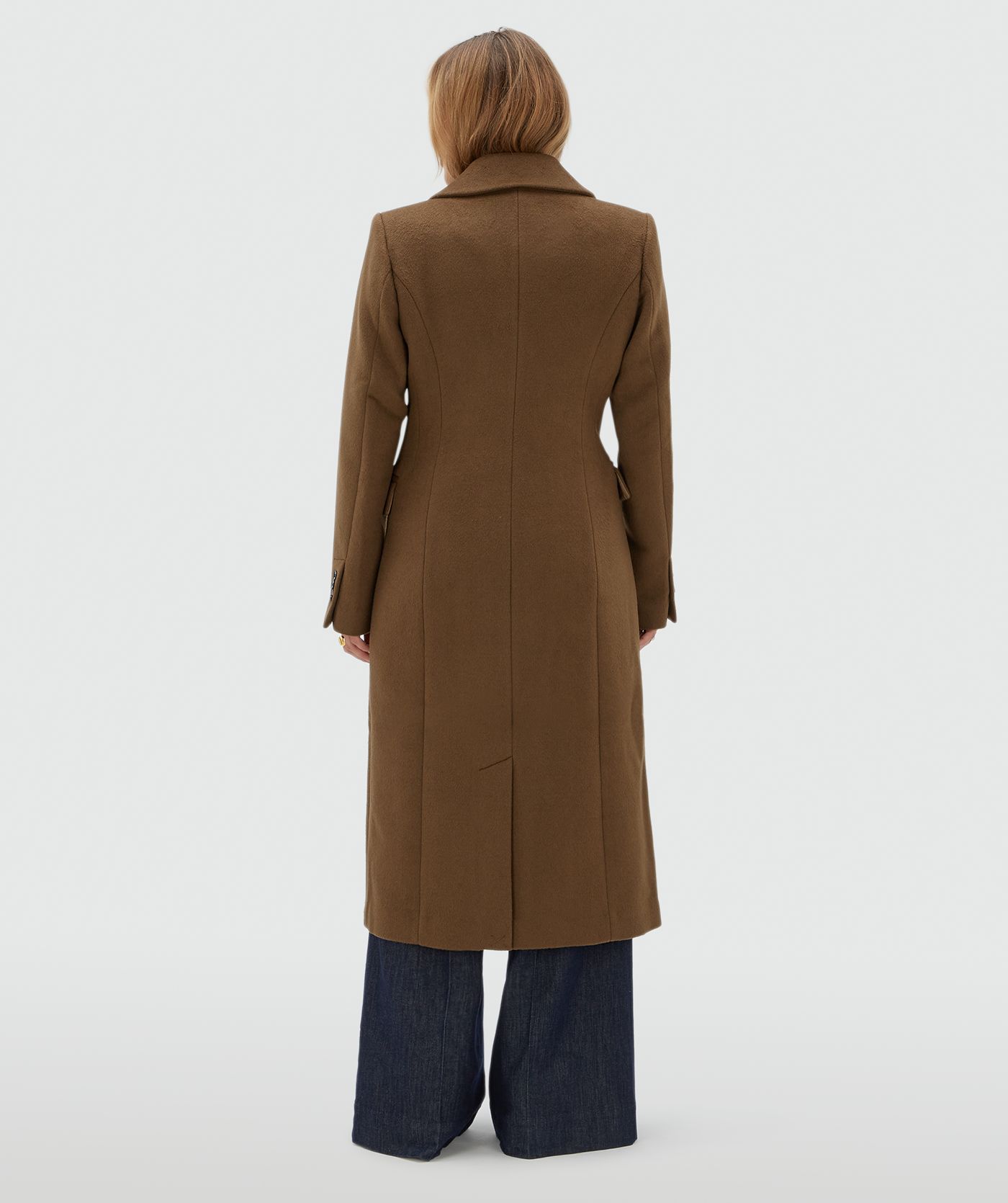 JV-REBECCA regular coat with wool