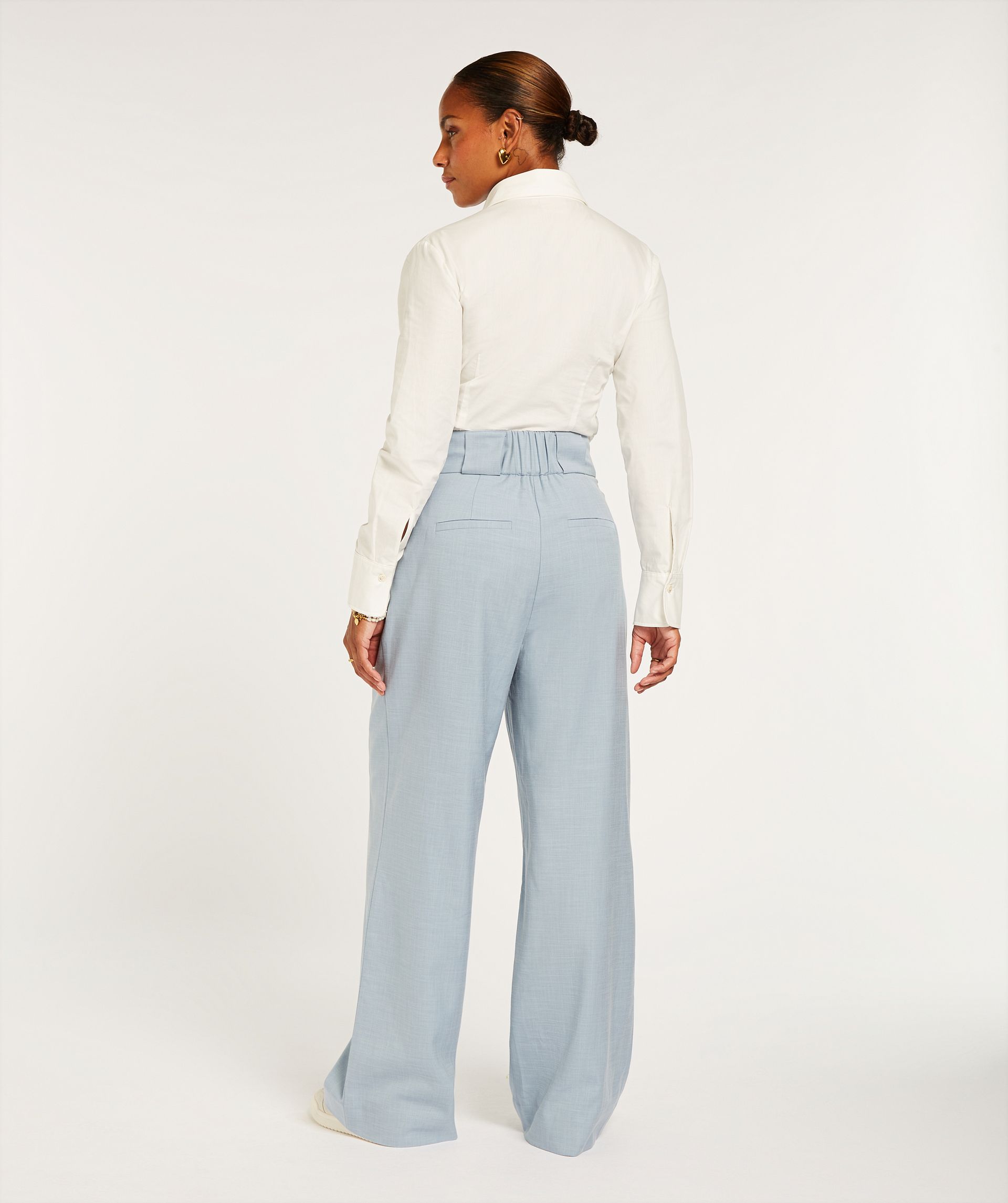 RIVKA high rise ultra wide leg trousers