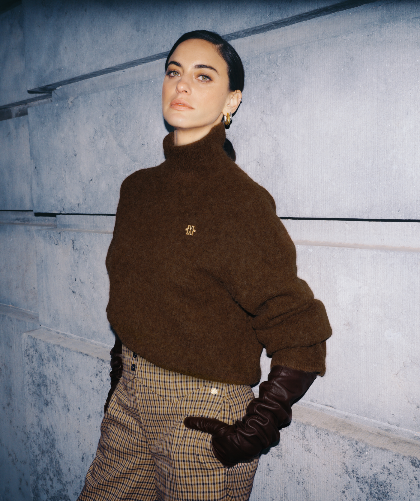 JV-ROELIEN oversized coltrui met wol
