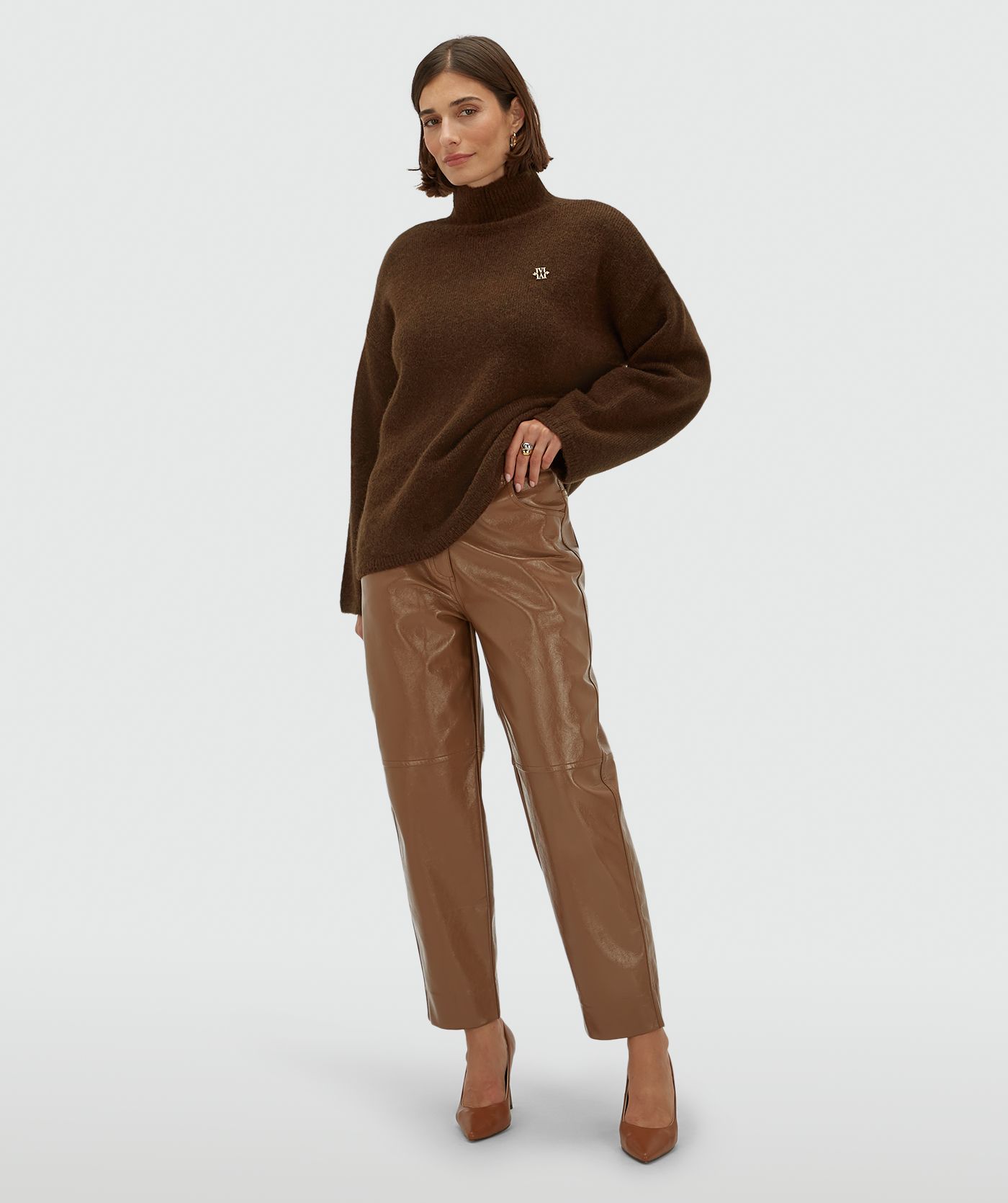 JV-ROELIEN oversized coltrui met wol