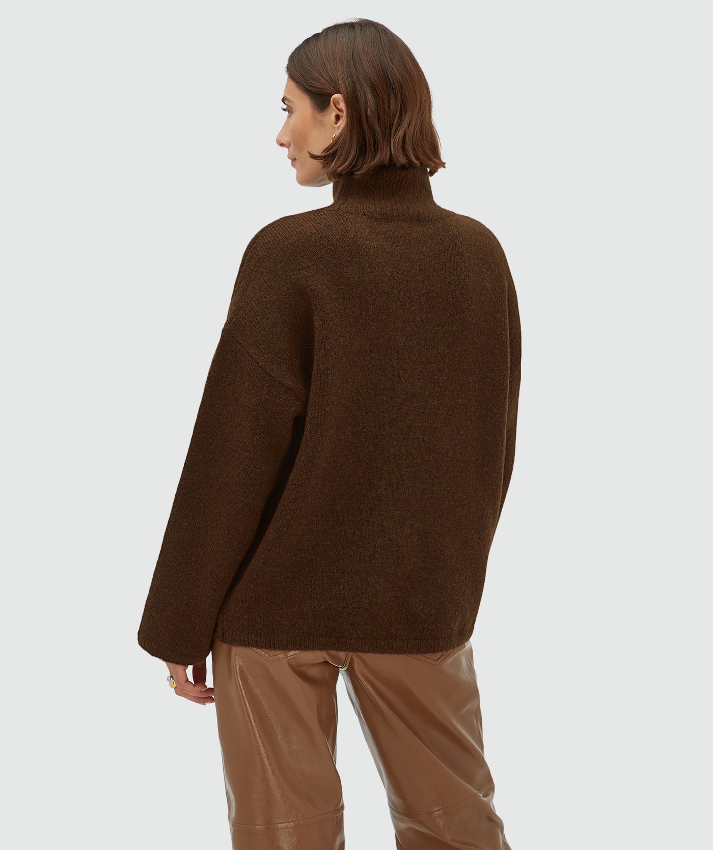 JV-ROELIEN oversized coltrui met wol