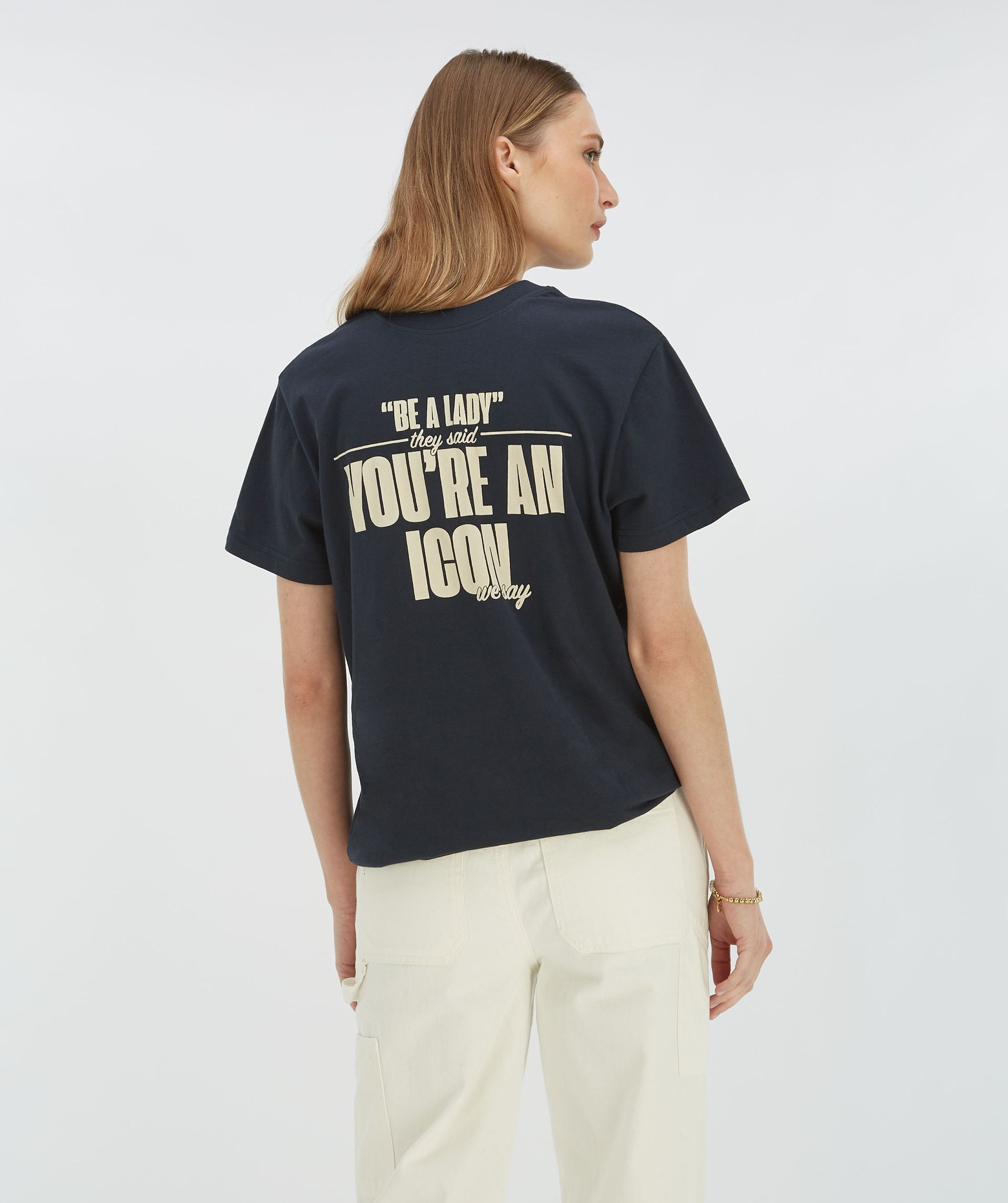 ROXY ICONIC oversized T-shirt met opdruk 