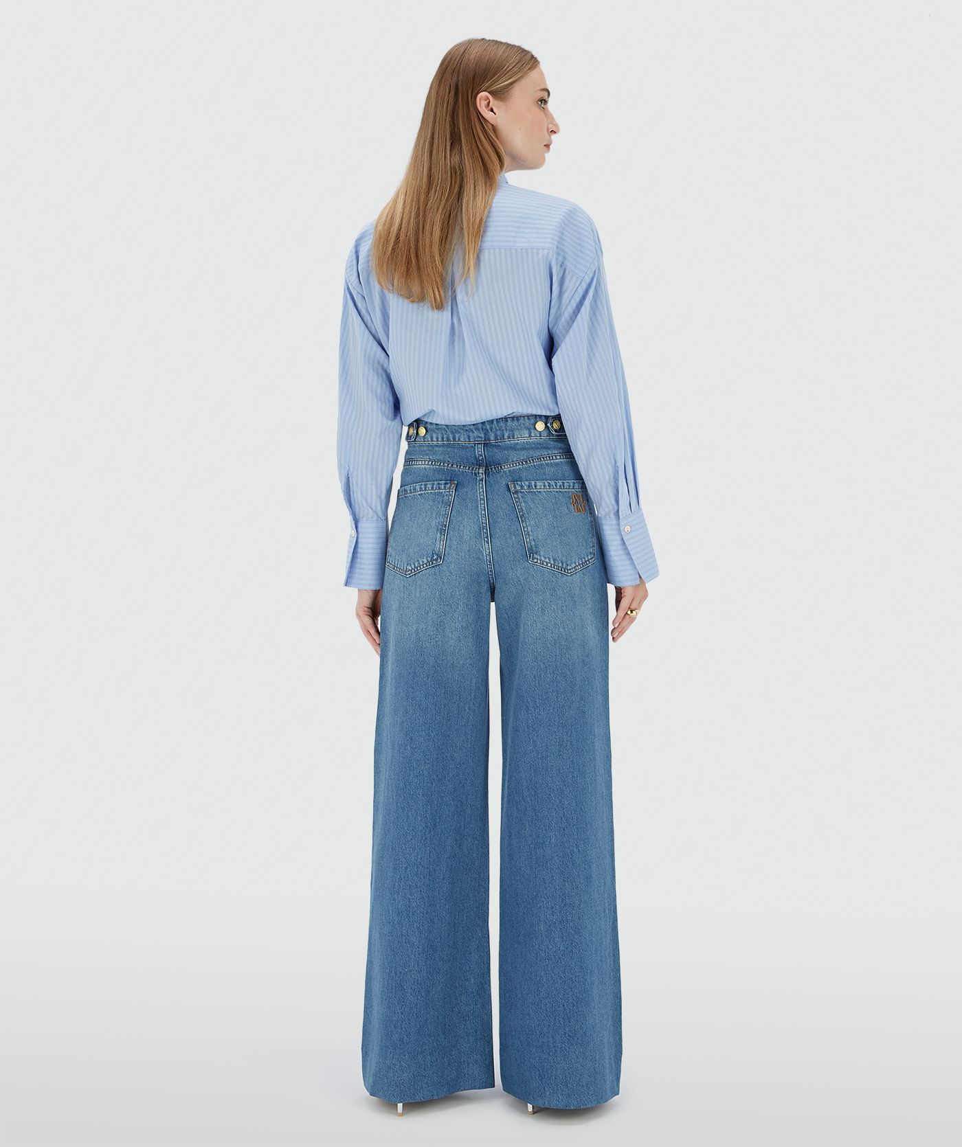 RUMO high waisted wide leg jeans