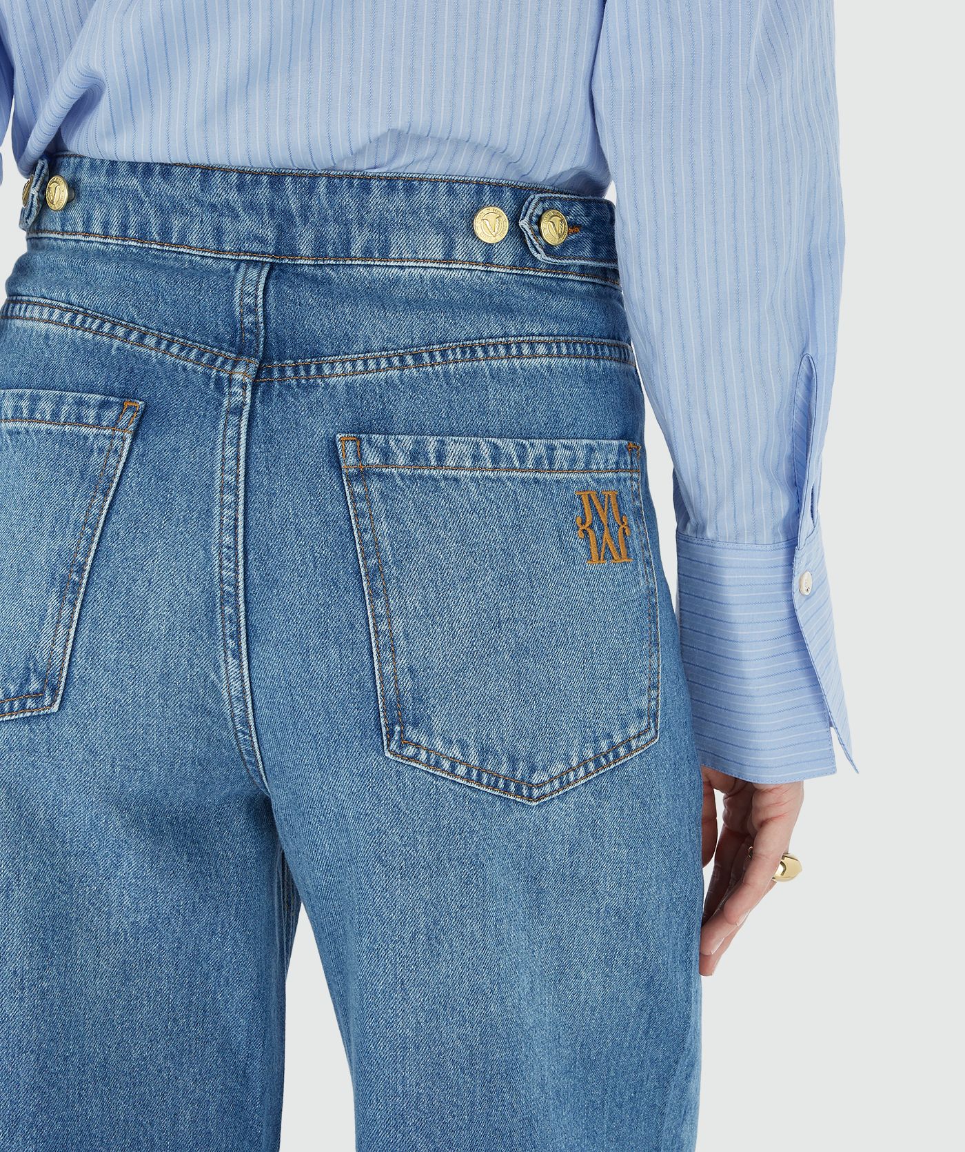 RUMO high waisted wide leg jeans