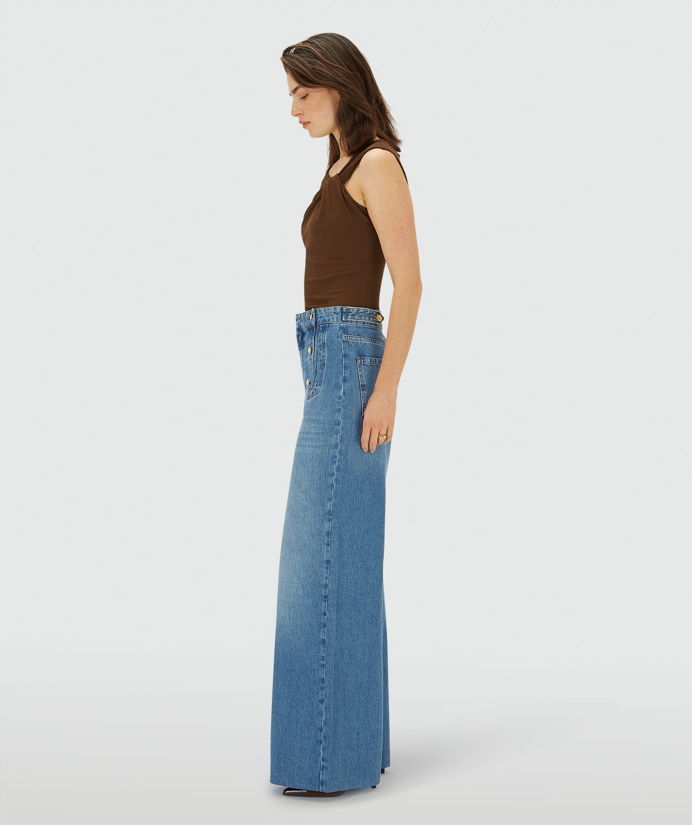 RUMO high waisted wide leg jeans