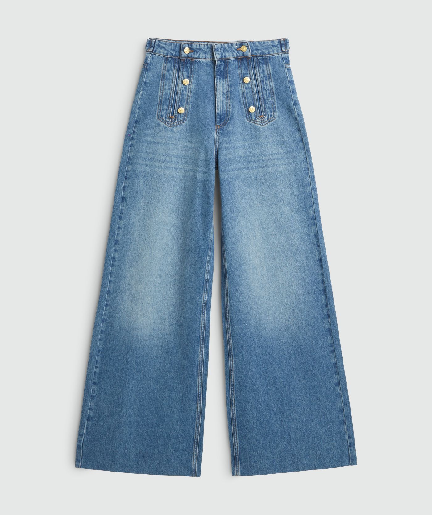 RUMO high waisted wide leg jeans