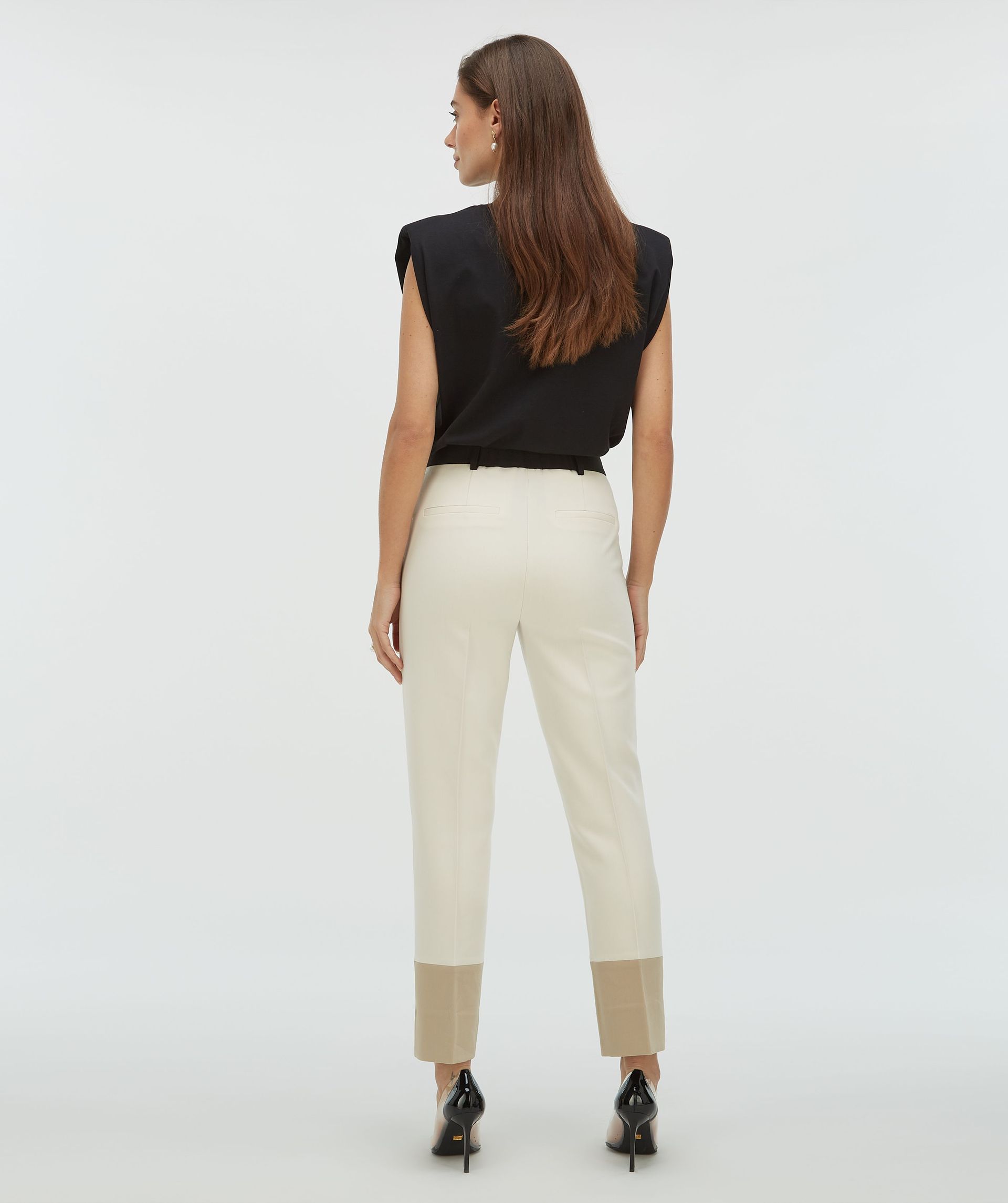 RYKER trousers with contrast effect