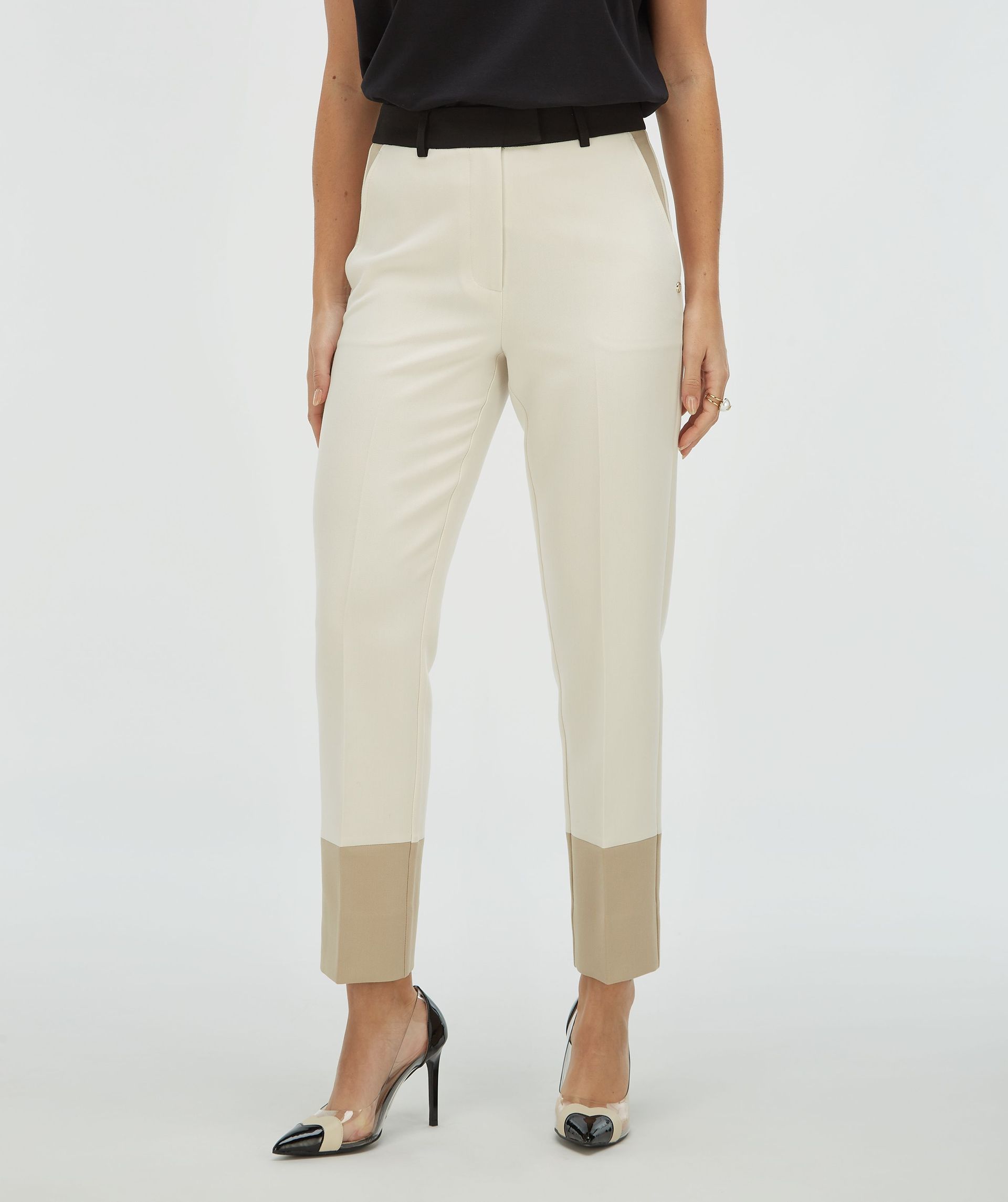RYKER trousers with contrast effect