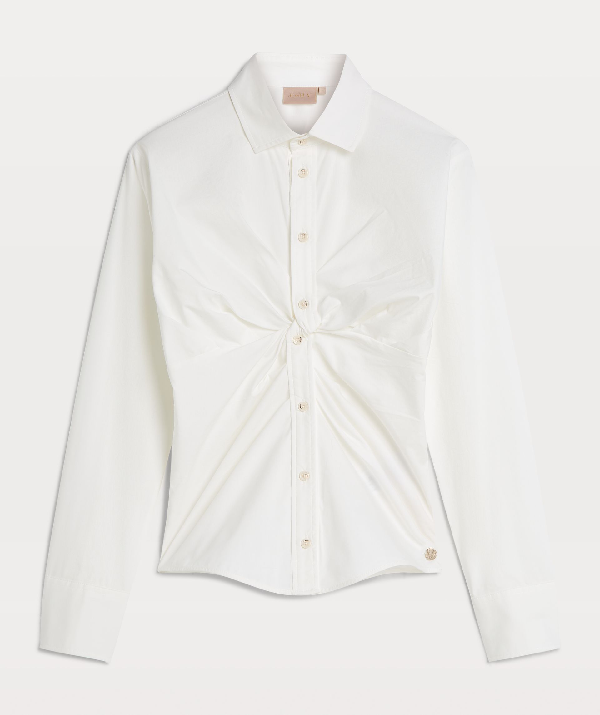 SACHA fitted blouse with knot detail