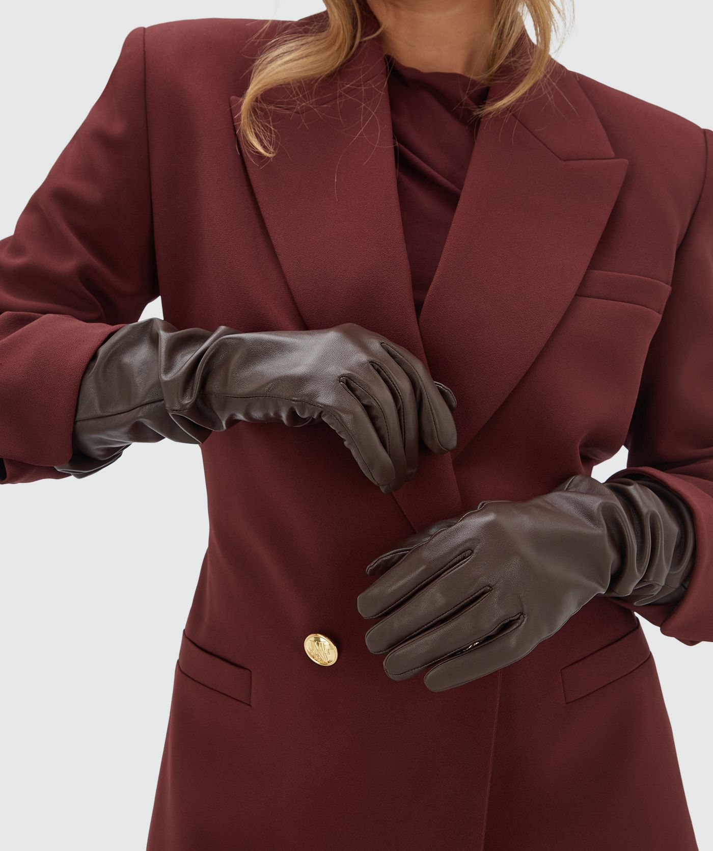 JV-SAFIRA long leather gloves