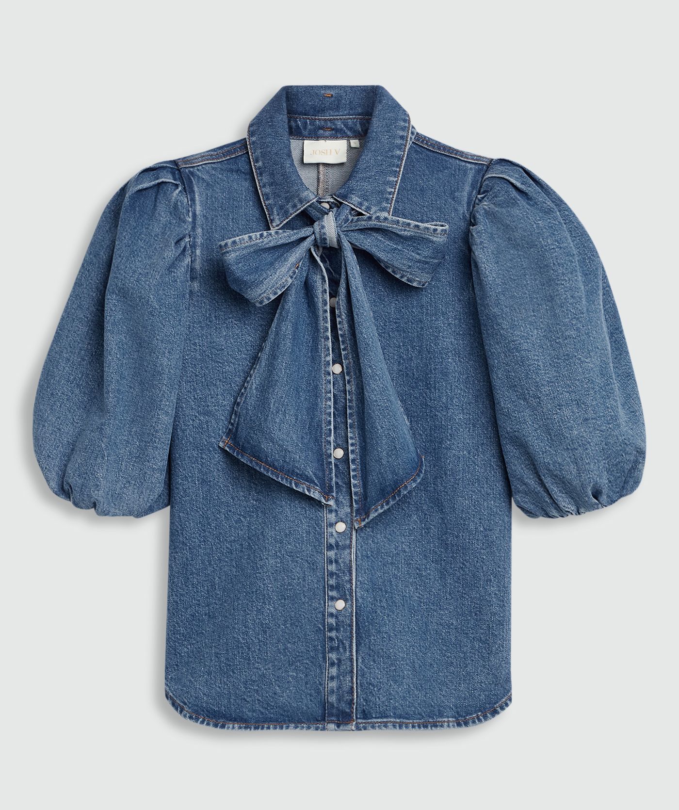 JV-SILA regular fit denim blouse