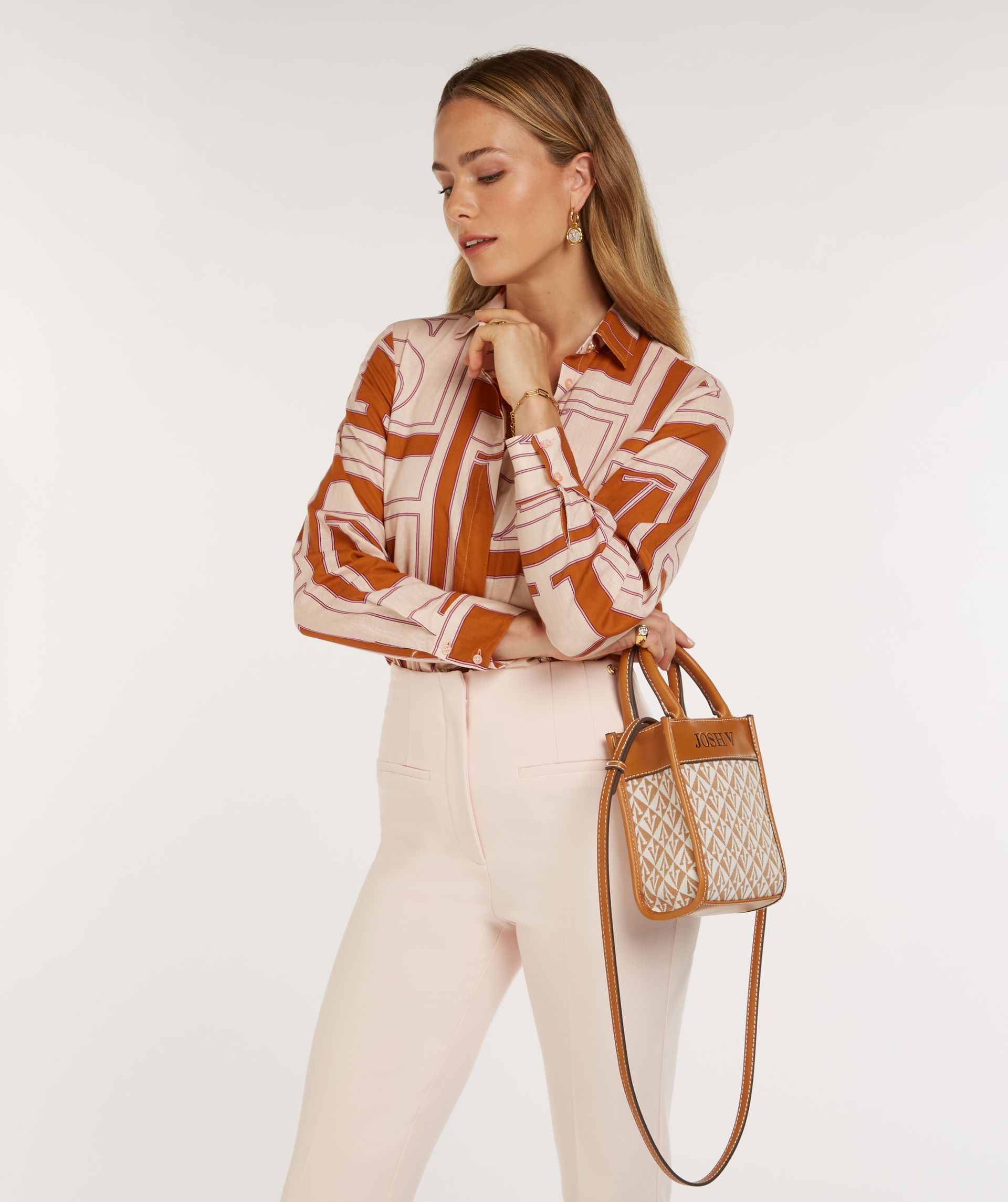 SISSIE regular fit blouse in linnen mix