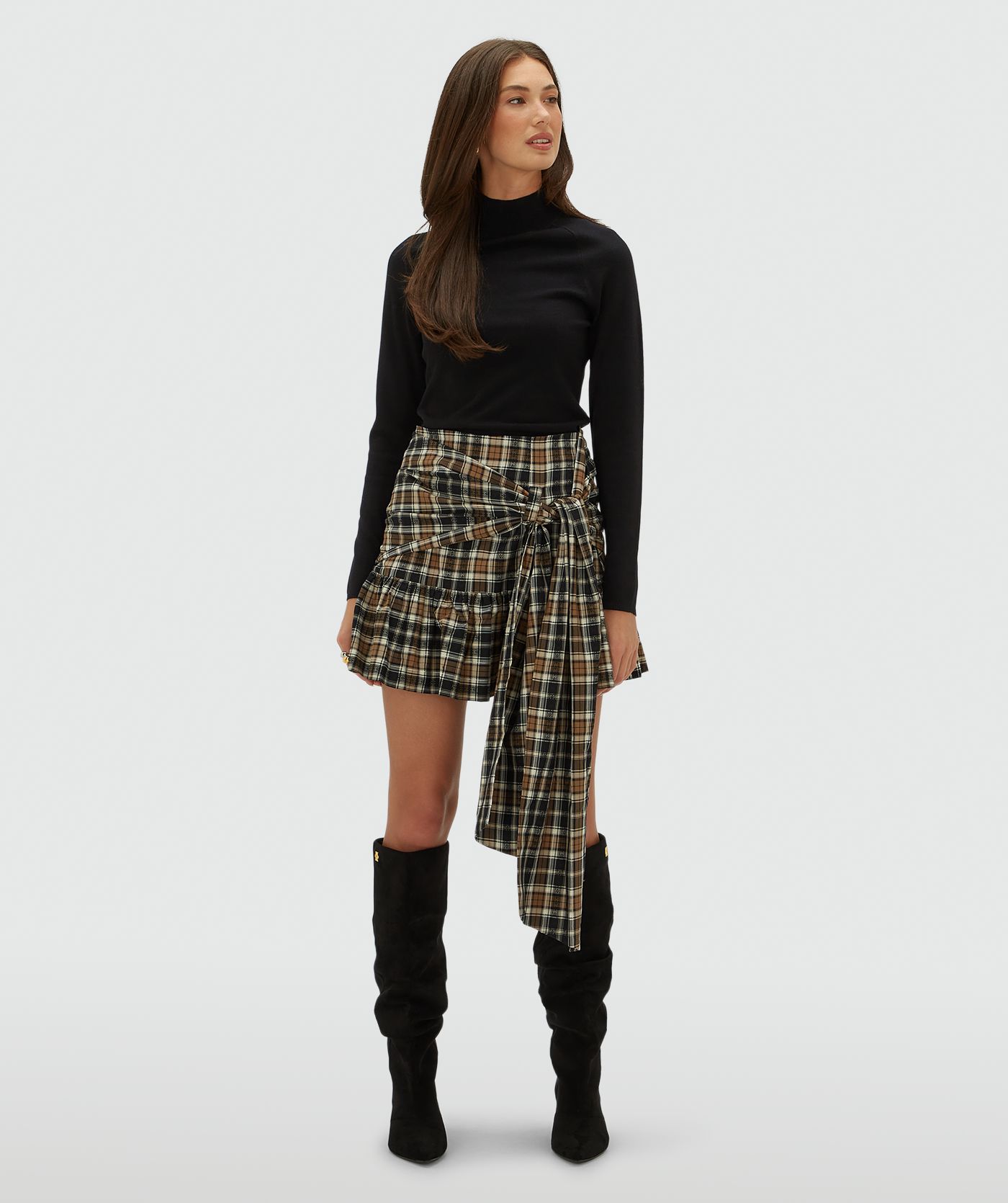 JV-SOFIA enganliegender Rollkragenpullover