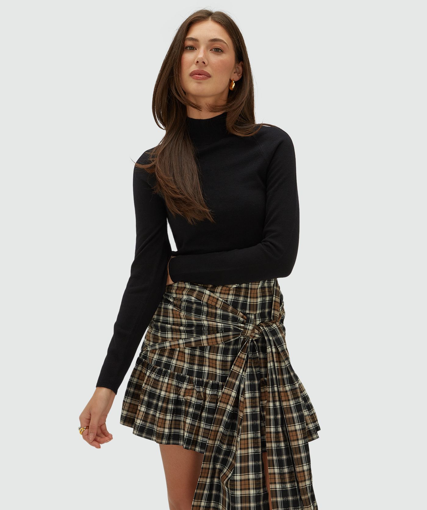 JV-SOFIA enganliegender Rollkragenpullover