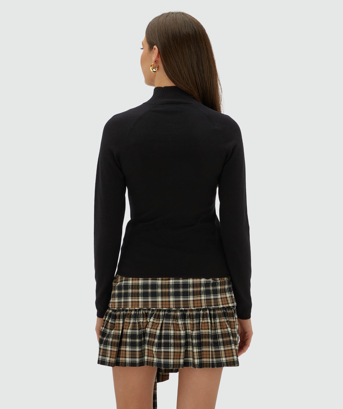 JV-SOFIA enganliegender Rollkragenpullover
