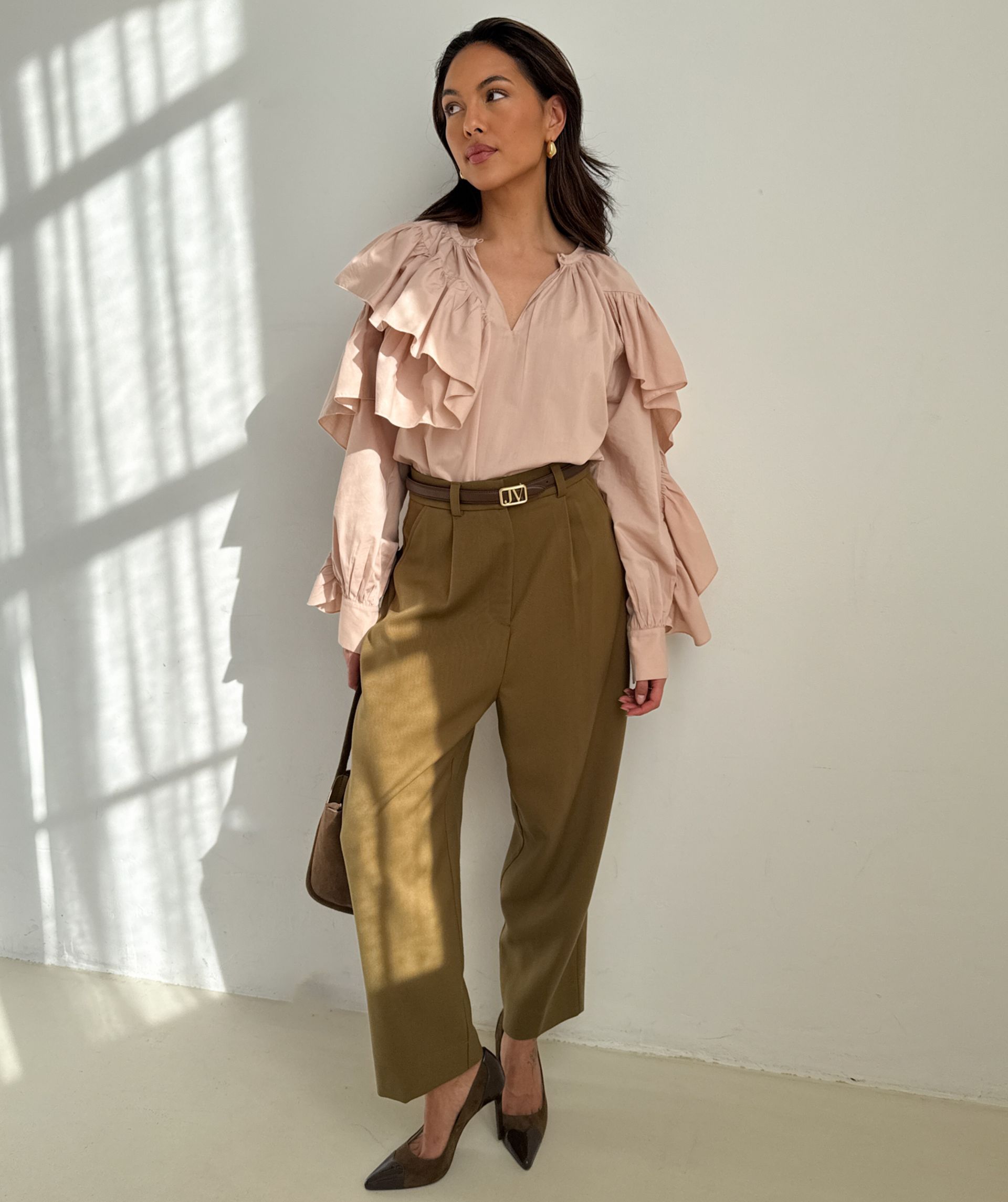 JV-SONYES oversized balloon-fit trousers