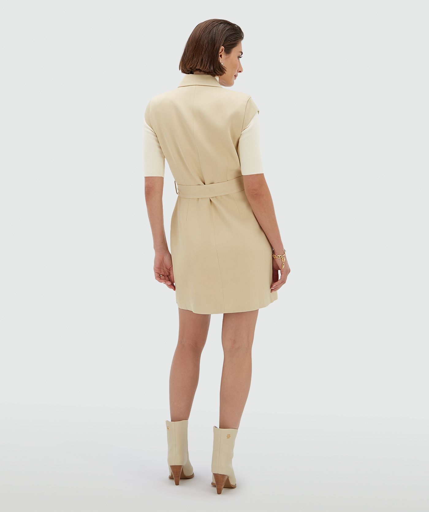 STERRIN relaxed fit blazer dress