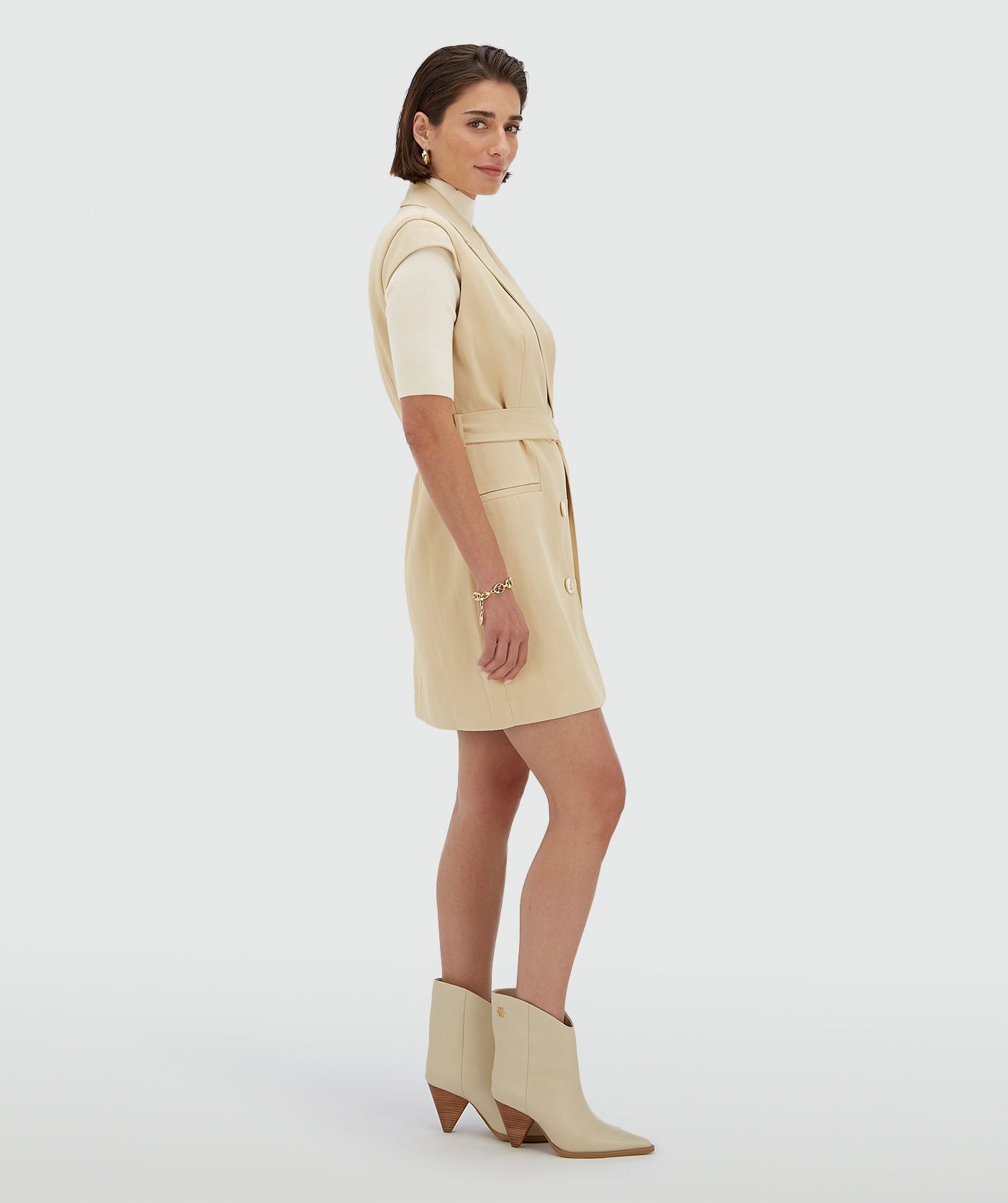 STERRIN relaxed fit blazer dress
