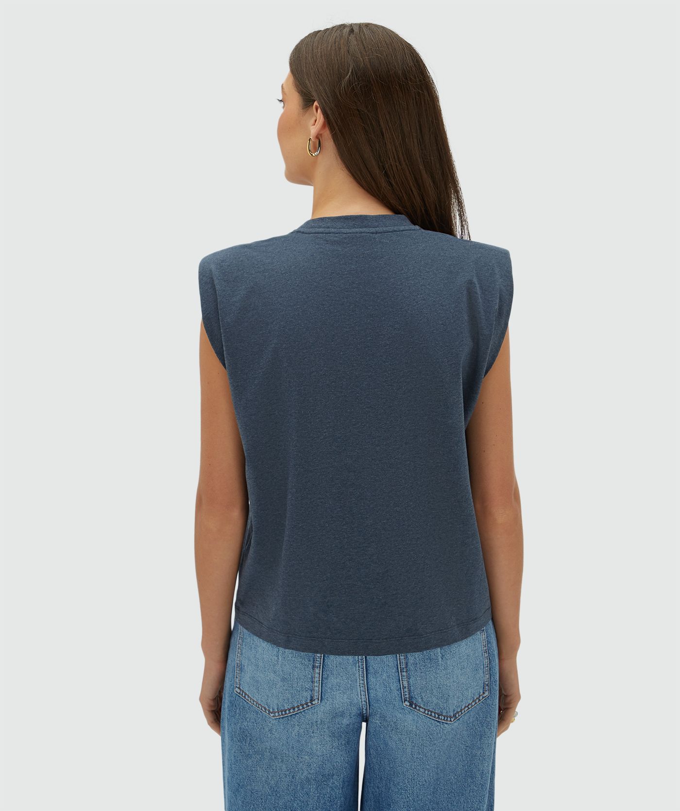 JV-SUE regular fit T-shirt met logo