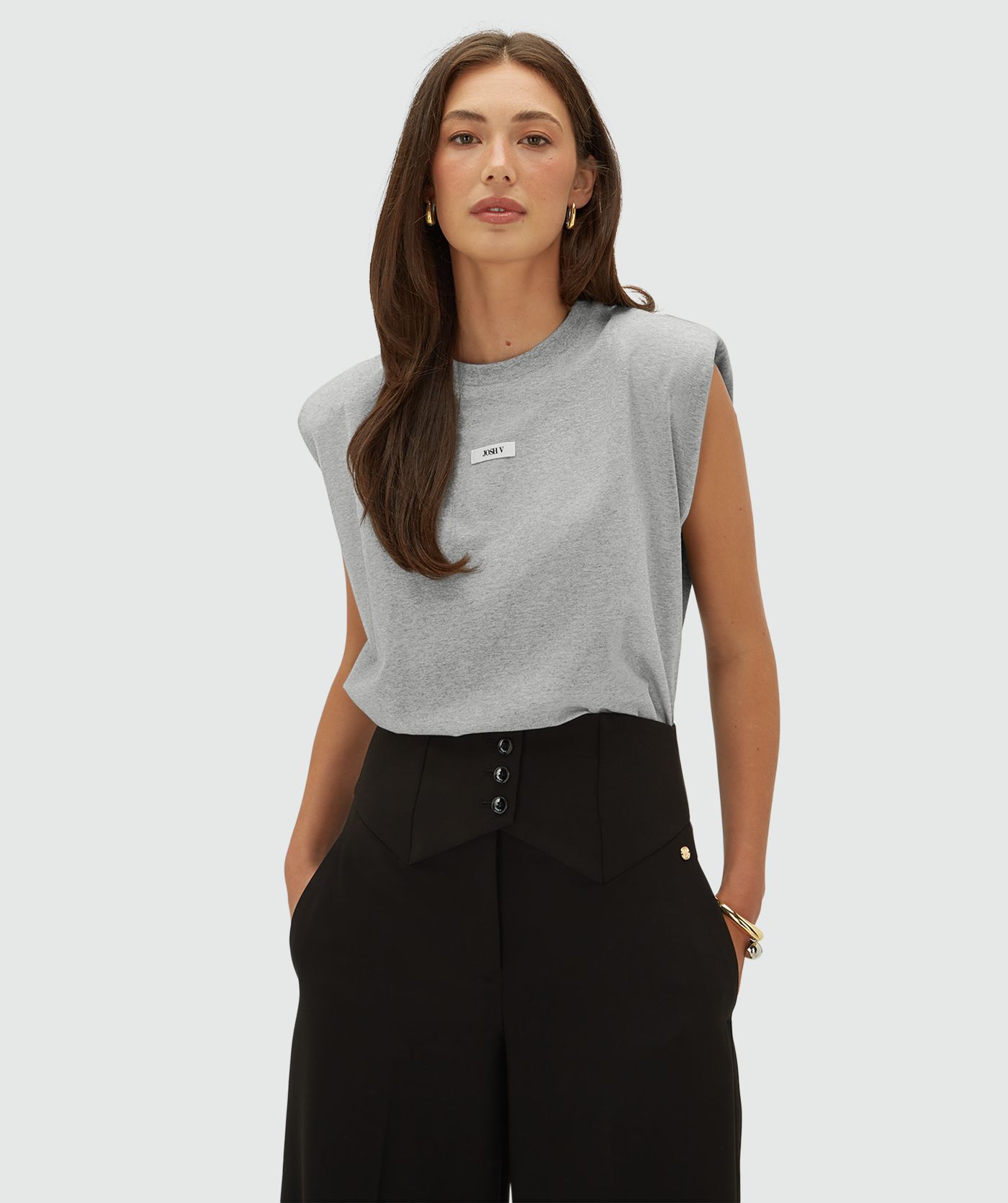 JV-SUE regular fit T-shirt with logo