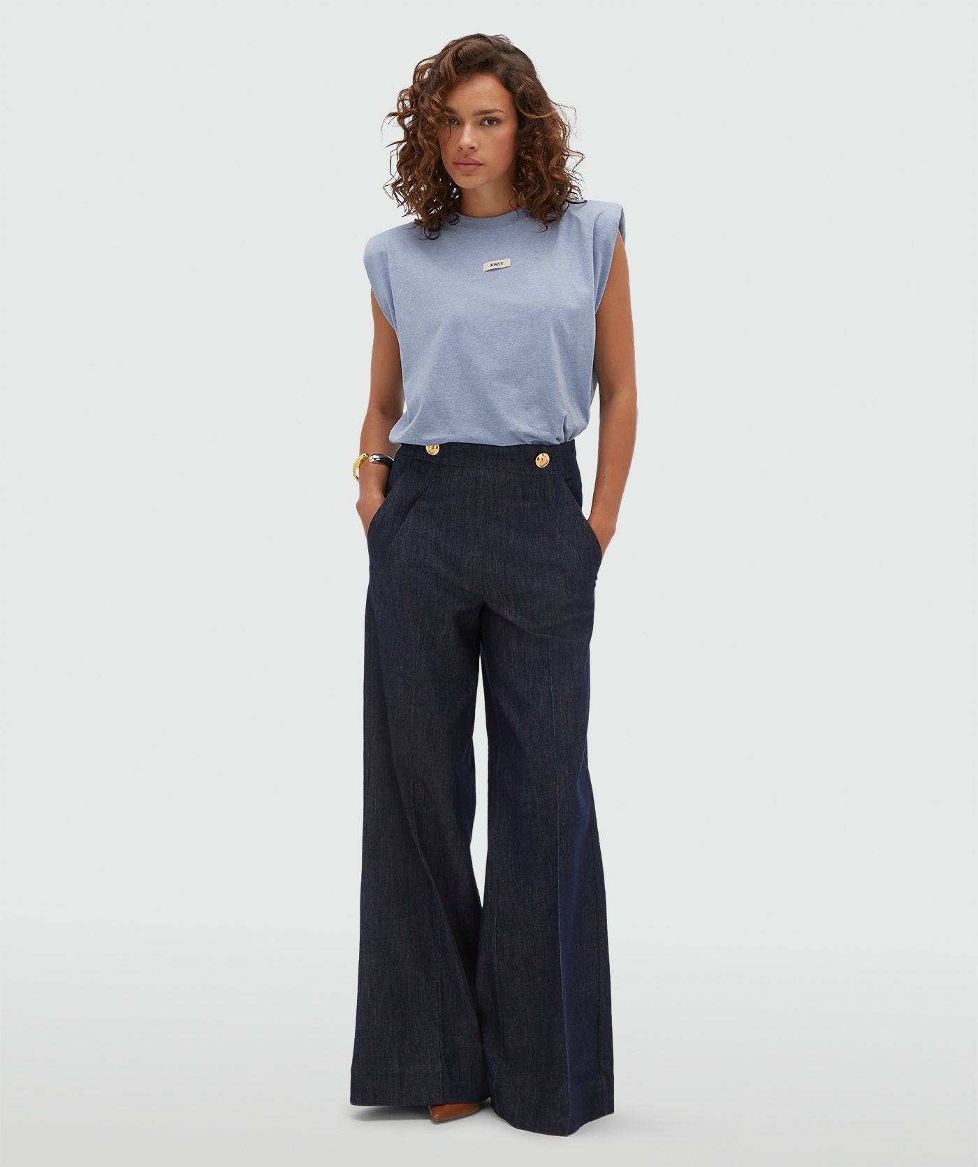 JV-SUE regular fit T-shirt with logo