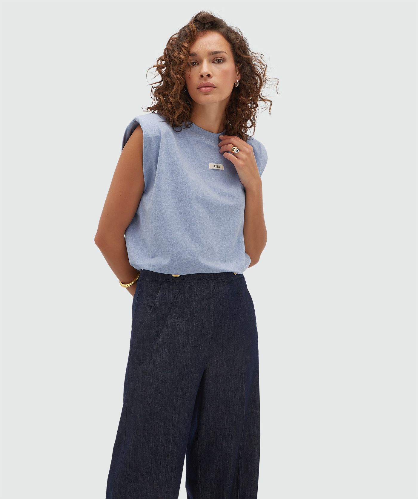 JV-SUE regular fit T-shirt with logo