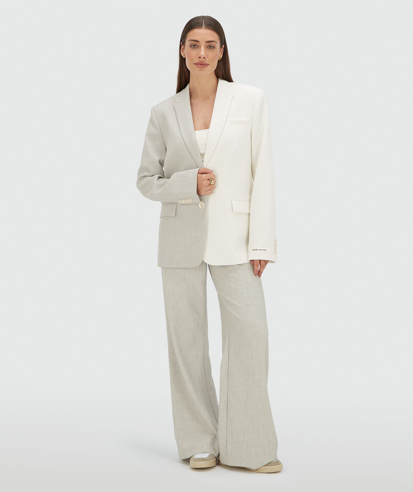 SUUS oversized two-tone blazer