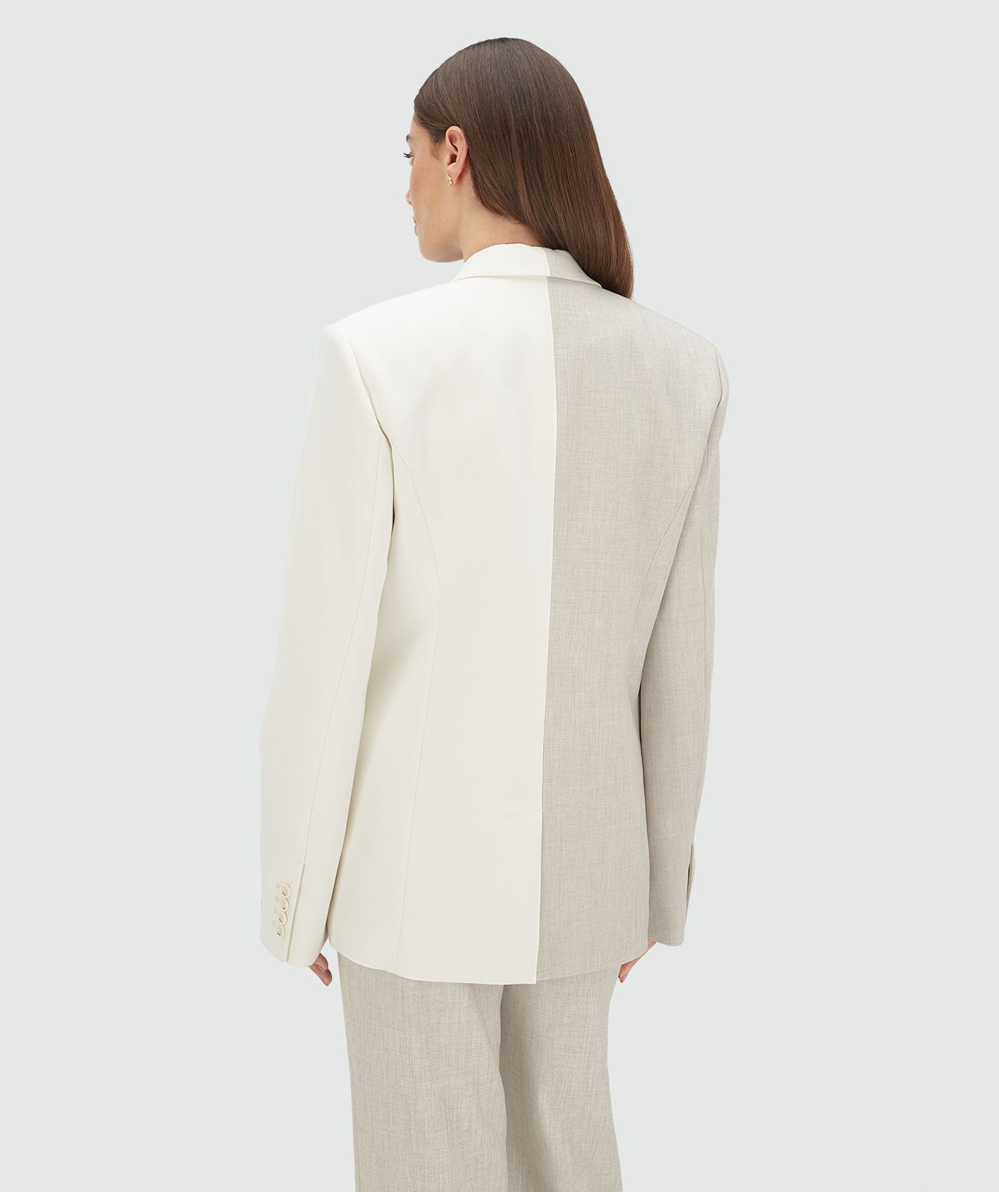 SUUS oversized two-tone blazer