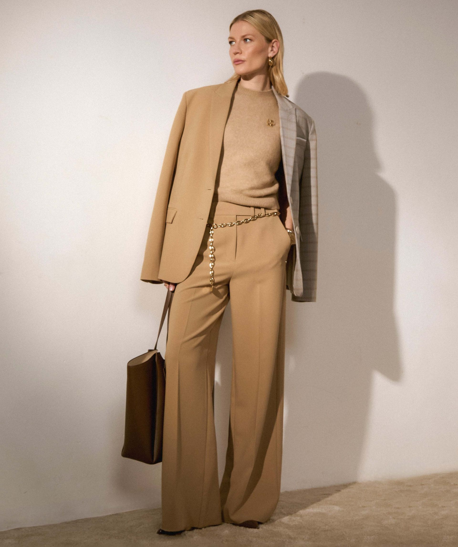 SUUS oversized two-tone blazer